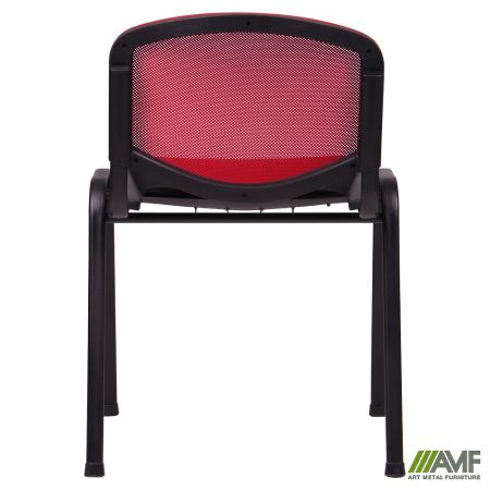 Фото 3 - Стул Призма Веб черный сиденье Неаполь №20/спинка Сетка бордовая 