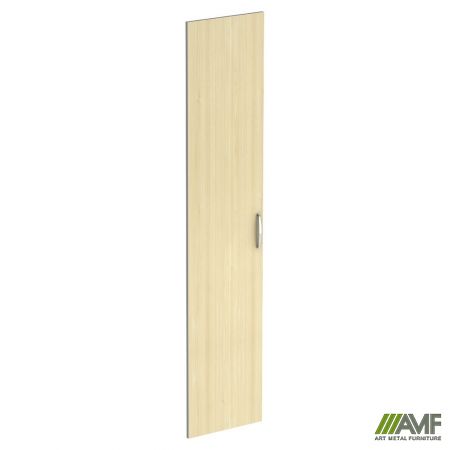 Фото 1 - Дверь М22-1L АртМобил (410х18х1910мм) серый/кромка серый металлик