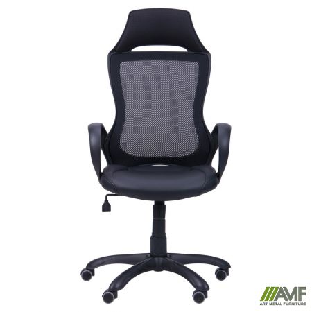 Фото 4 - Кресло Viper черный, сиденье Неаполь N-20/спинка Сетка черная