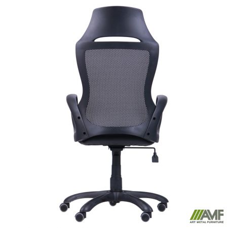 Фото 5 - Кресло Viper черный, сиденье Неаполь N-20/спинка Сетка черная
