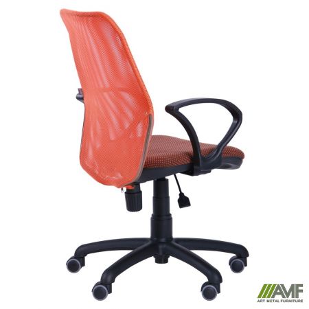 Фото 5 - Кресло Oxi/АМФ-4 сиденье А-14/спинка Сетка оранжевая 