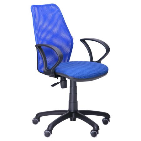 Фото 1 - Кресло Oxi/АМФ-4 сиденье Поинт-20/спинка Сетка синяя 