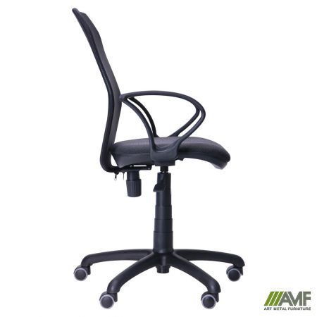 Фото 2 - Кресло Oxi/АМФ-4 сиденье Сетка бордовая/спинка Сетка черная 