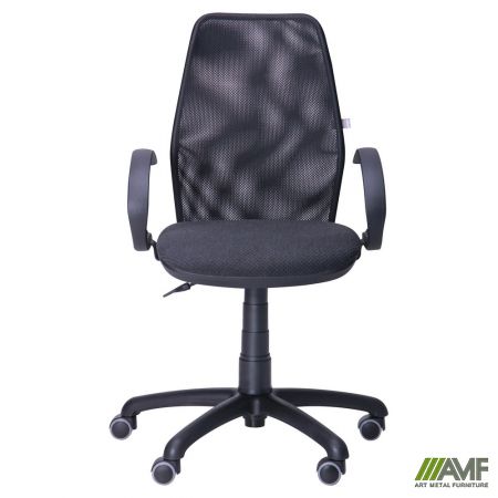Фото 3 - Кресло Oxi/АМФ-5 сиденье А-10/спинка Сетка черная 