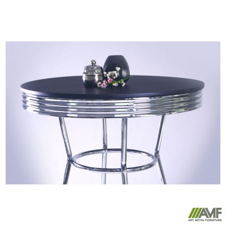 Фото 6 - Комплект Roxy черный стол барный и 2 стула (CZ-1503)