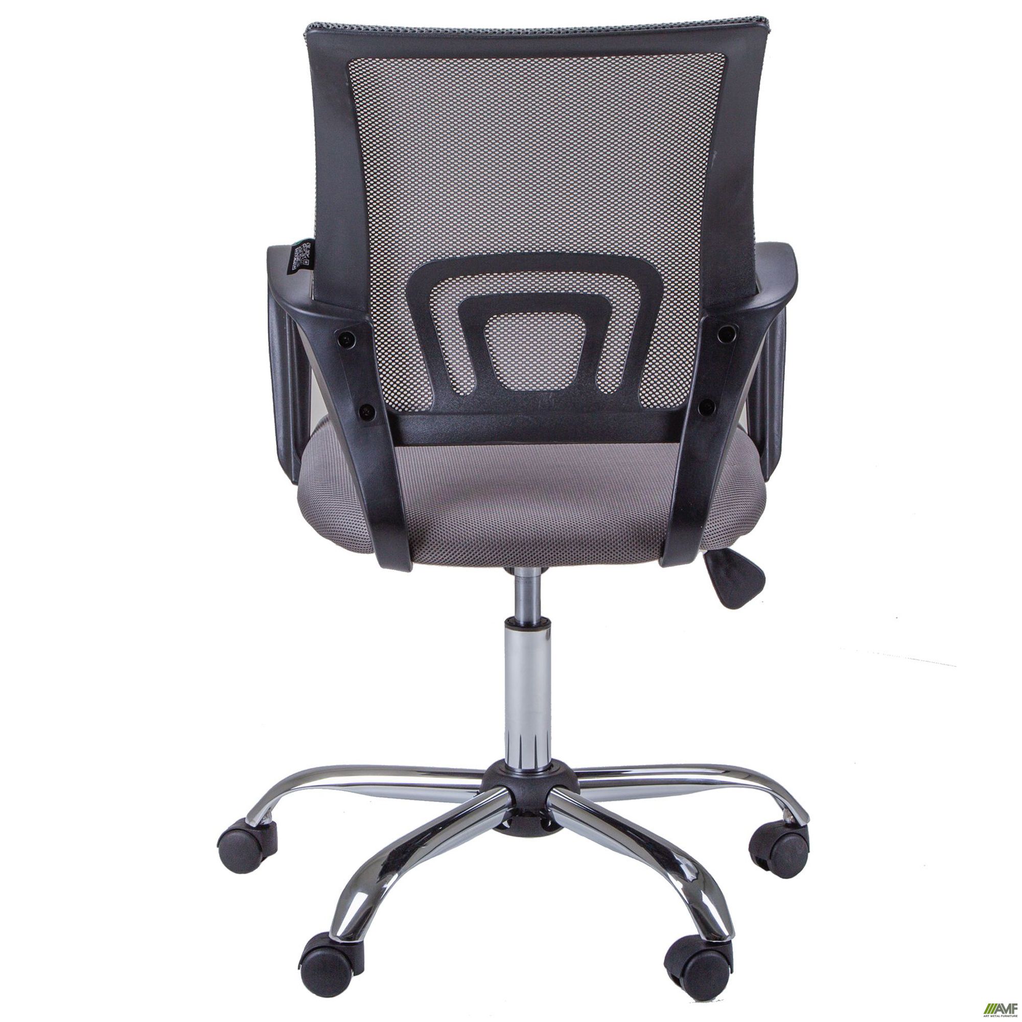 Фото 3 - Крiсло Веб Хром Сiтка сiра Фото 3 - Крiсло Веб Хром Сiтка сiра