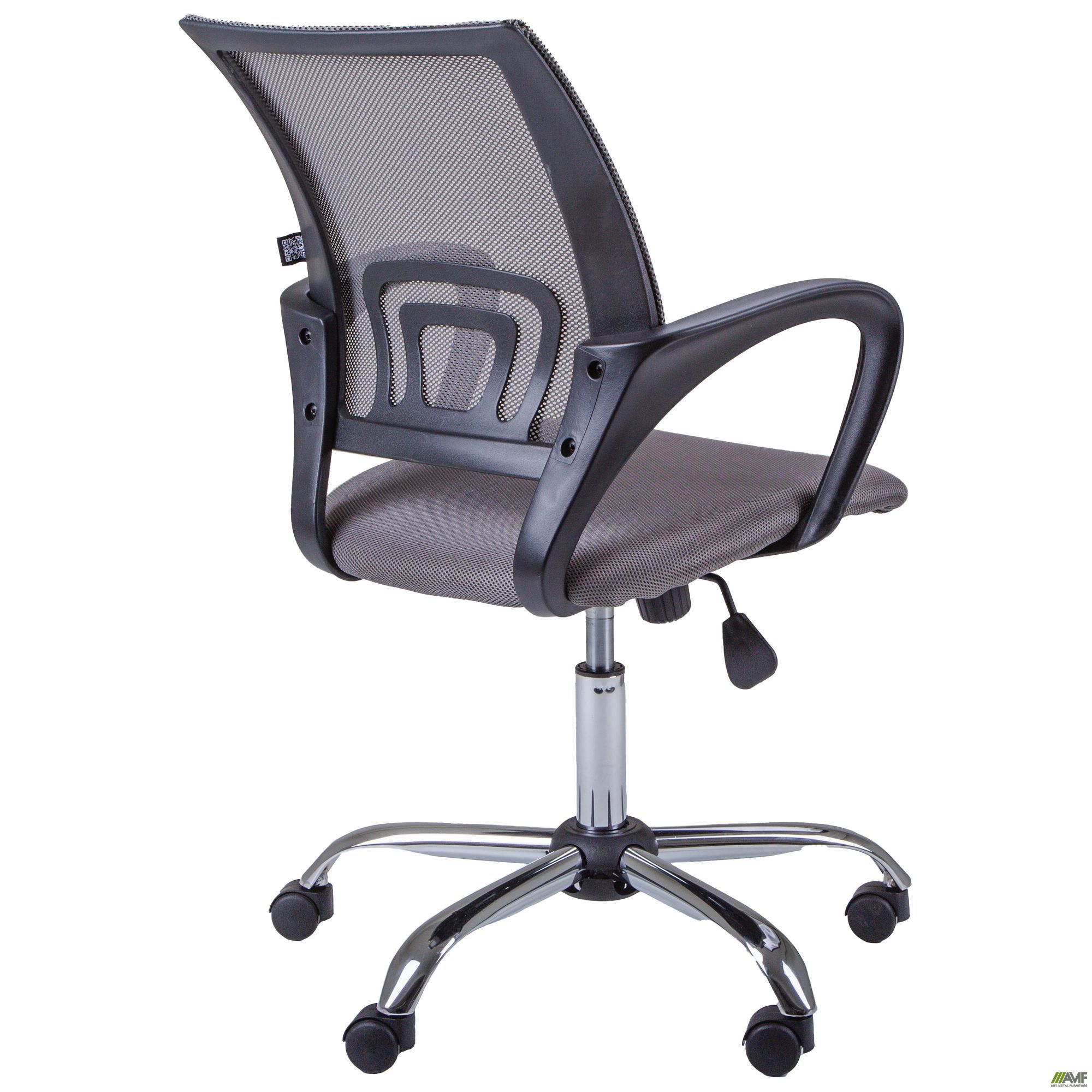 Фото 4 - Крiсло Веб Хром Сiтка сiра Фото 4 - Крiсло Веб Хром Сiтка сiра