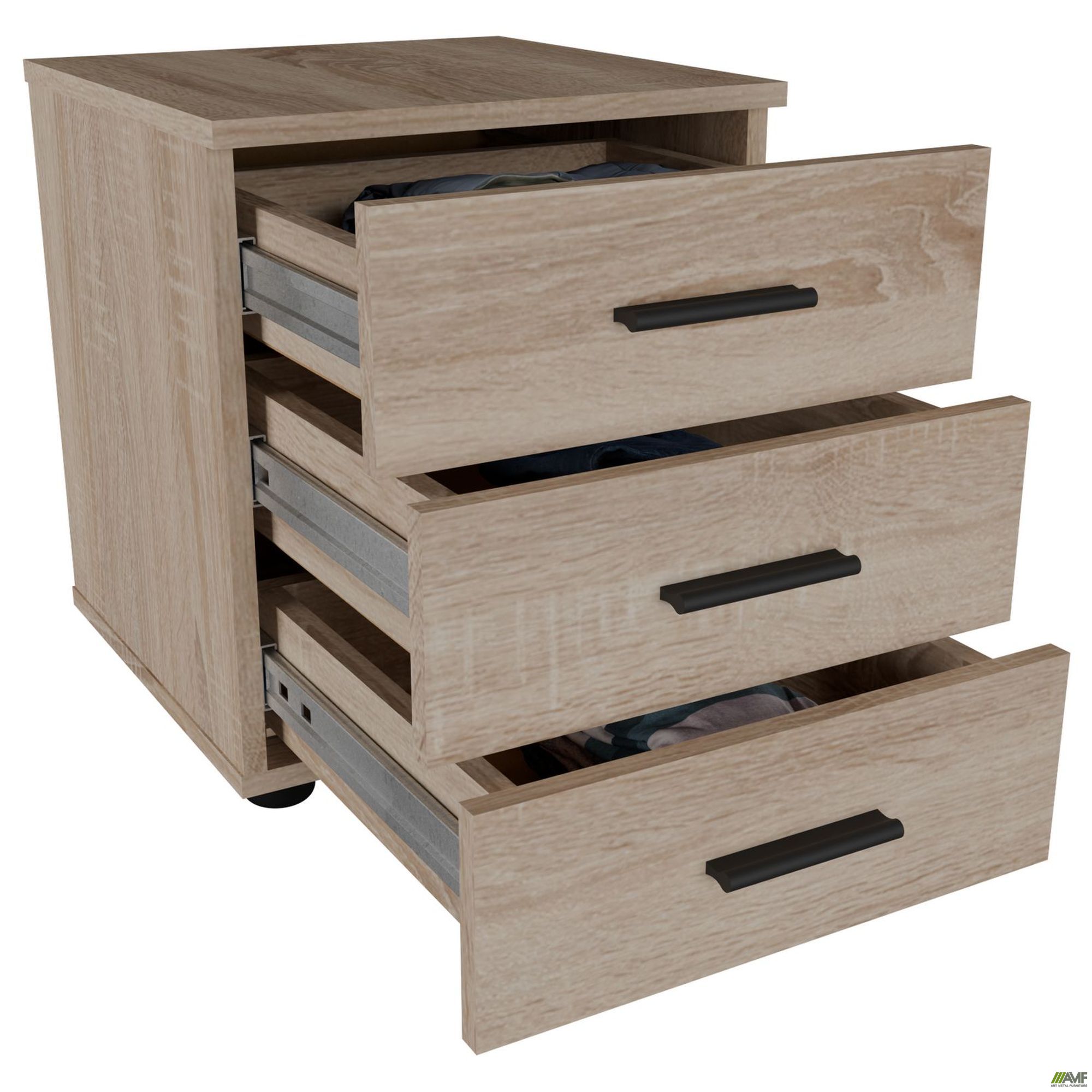 Фото 4 - Тумба Asti AS400 (400х400х460Н) Дуб Сонома  Фото 4 - Тумба Asti AS400 (400х400х460Н) Дуб Сонома