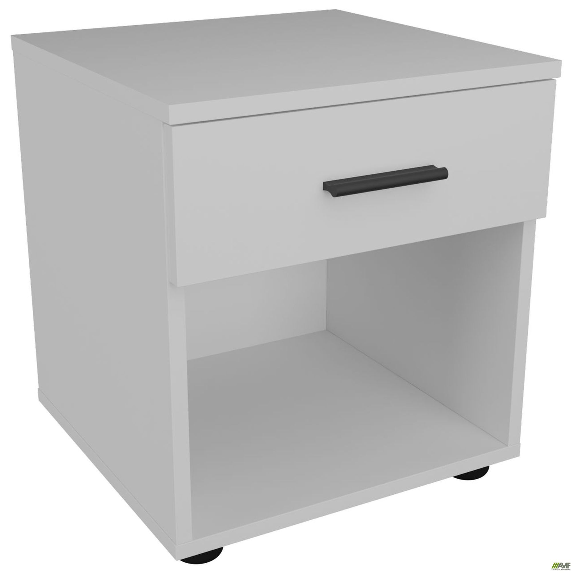 Фото 1 - Тумба приліжкова City одна шухляда (400х400х450Н) Білий Фото 1 - Тумба приліжкова City одна шухляда (400х400х450Н) Білий