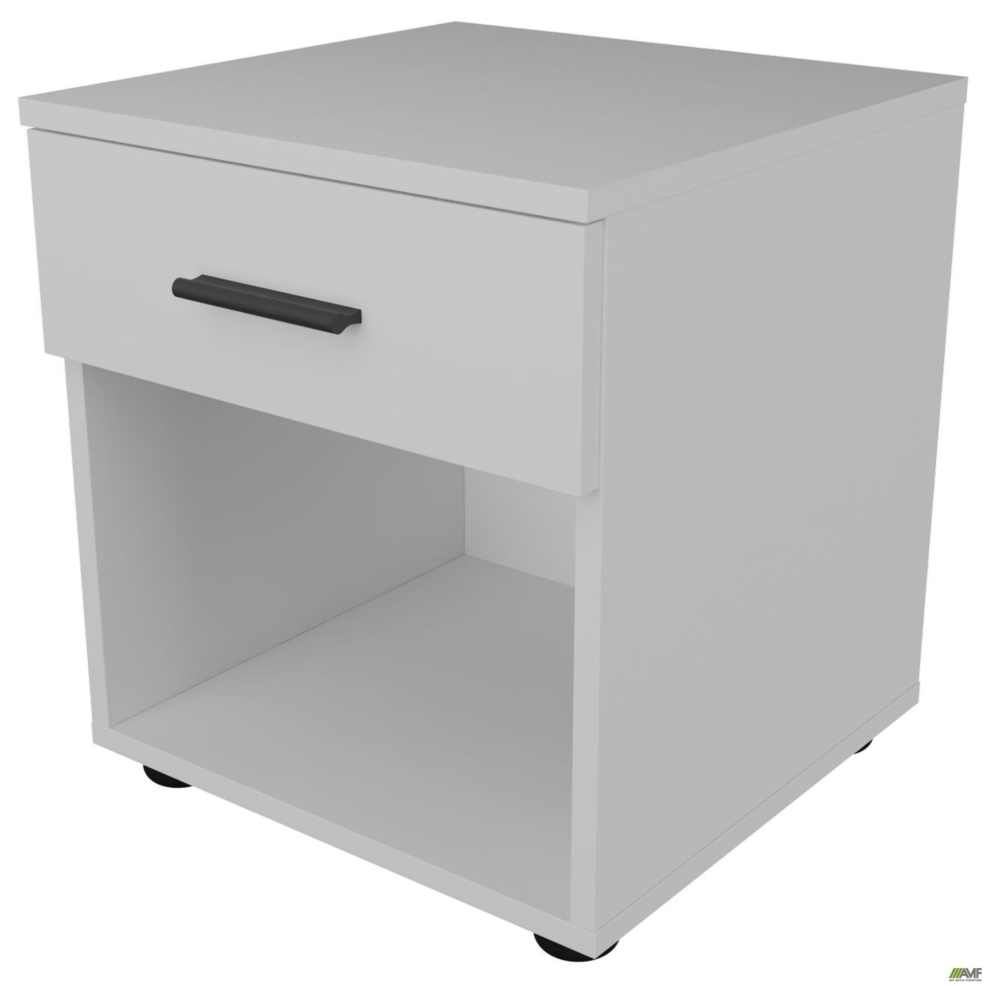 Фото 3 - Тумба приліжкова City одна шухляда (400х400х450Н) Білий Фото 3 - Тумба приліжкова City одна шухляда (400х400х450Н) Білий