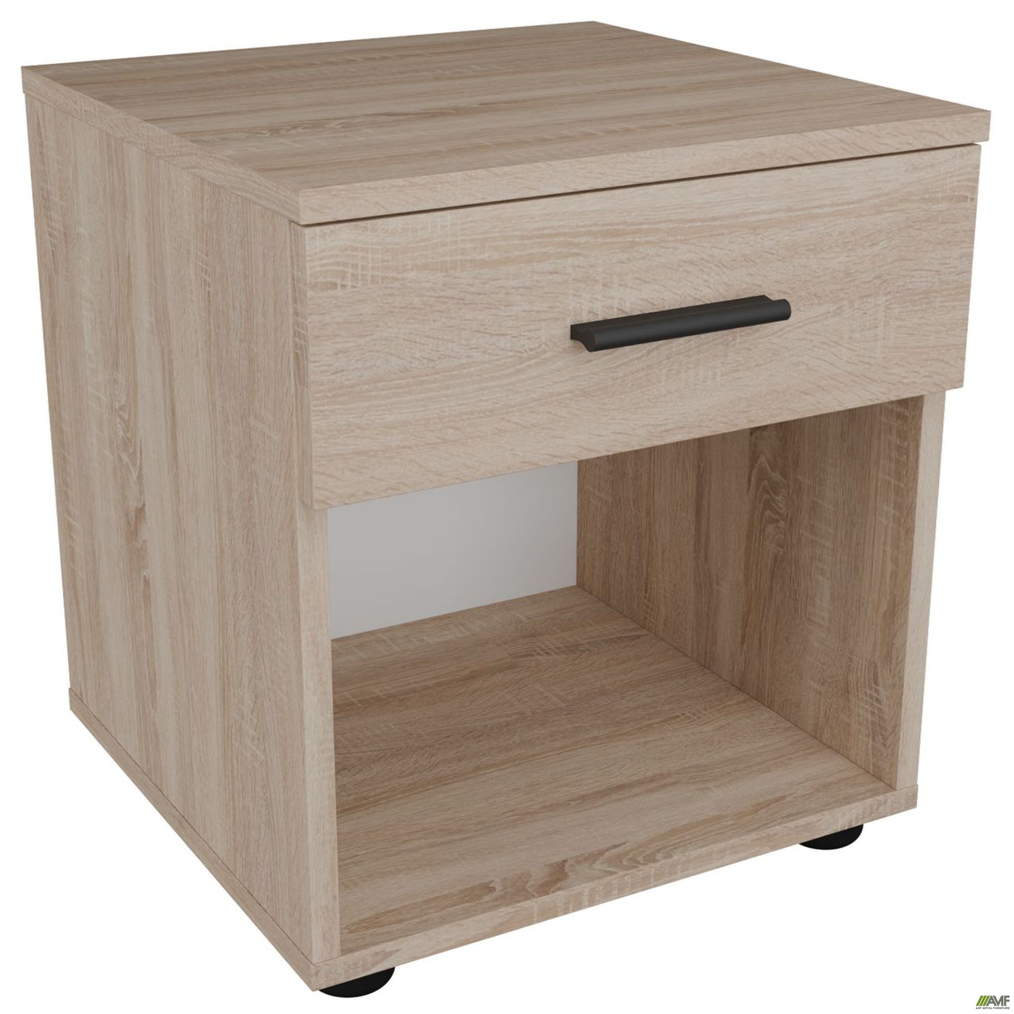 Фото 1 - Тумба приліжкова City одна шухляда (400х400х450Н) Дуб Сонома Фото 1 - Тумба приліжкова City одна шухляда (400х400х450Н) Дуб Сонома