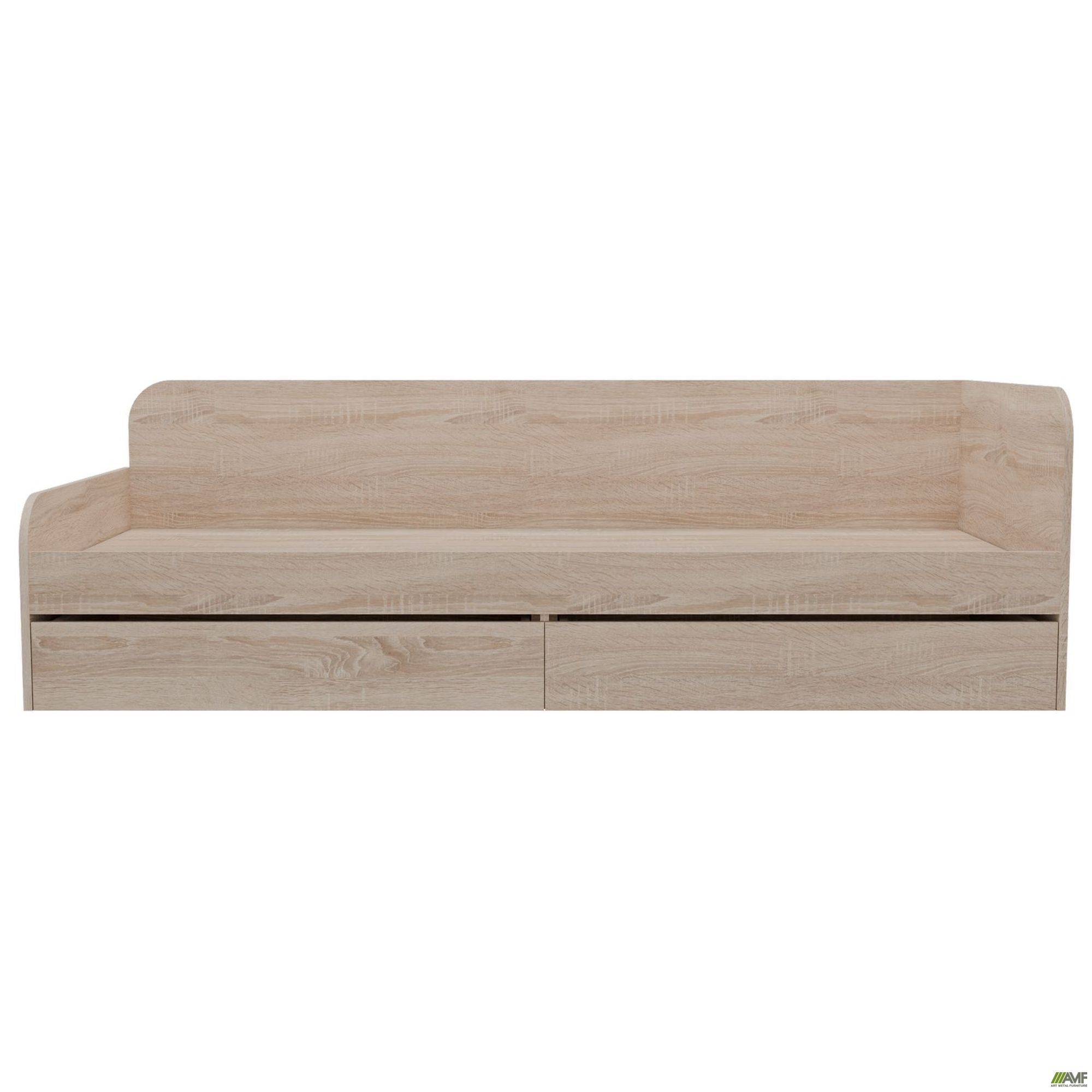 Фото 2 - Ліжко односпальне City дві шухляди під матрац 1900х800 Дуб Сонома Фото 2 - Ліжко односпальне City дві шухляди під матрац 1900х800 Дуб Сонома