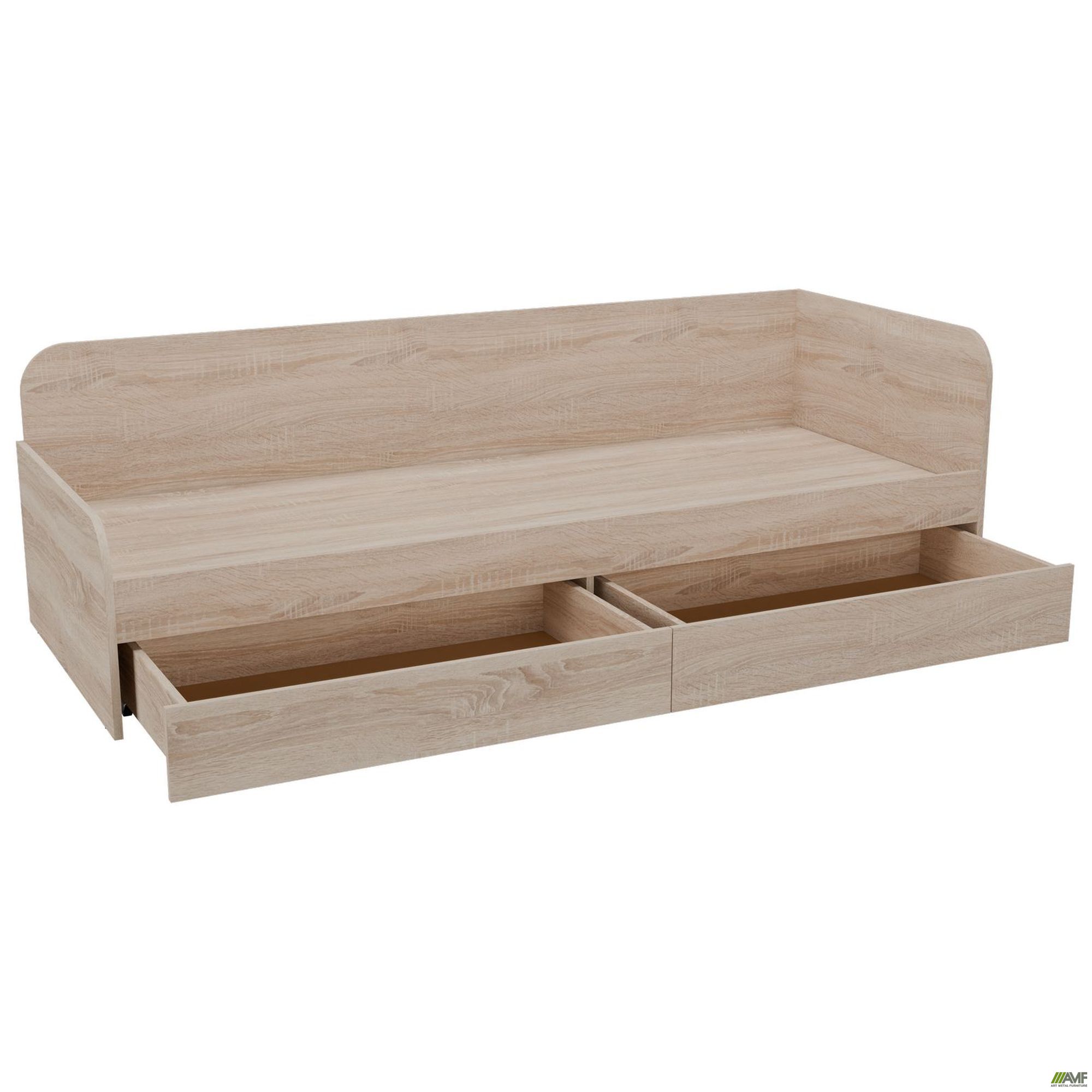 Фото 4 - Ліжко односпальне City дві шухляди під матрац 1900х800 Дуб Сонома Фото 4 - Ліжко односпальне City дві шухляди під матрац 1900х800 Дуб Сонома