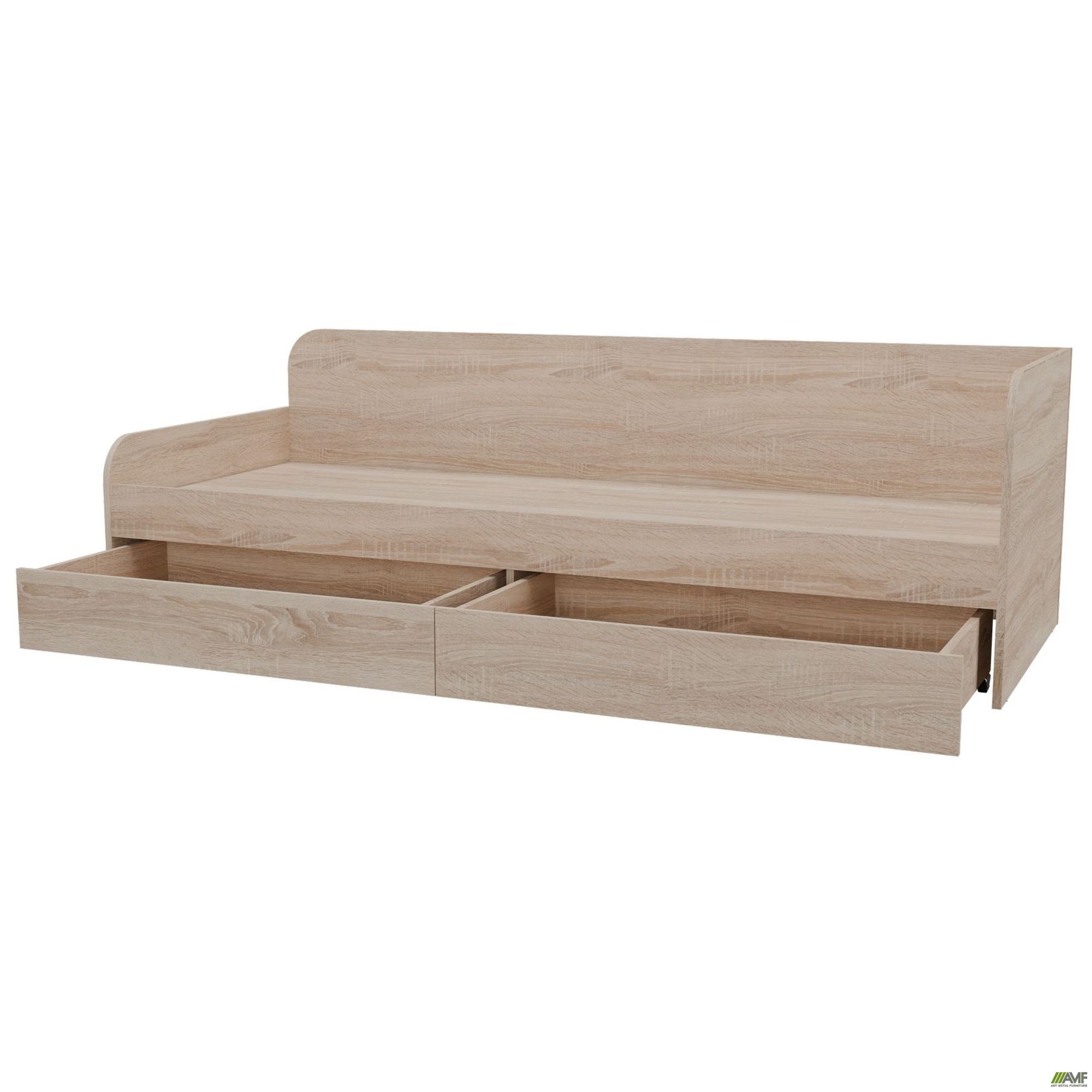 Фото 6 - Ліжко односпальне City дві шухляди під матрац 1900х800 Дуб Сонома Фото 6 - Ліжко односпальне City дві шухляди під матрац 1900х800 Дуб Сонома