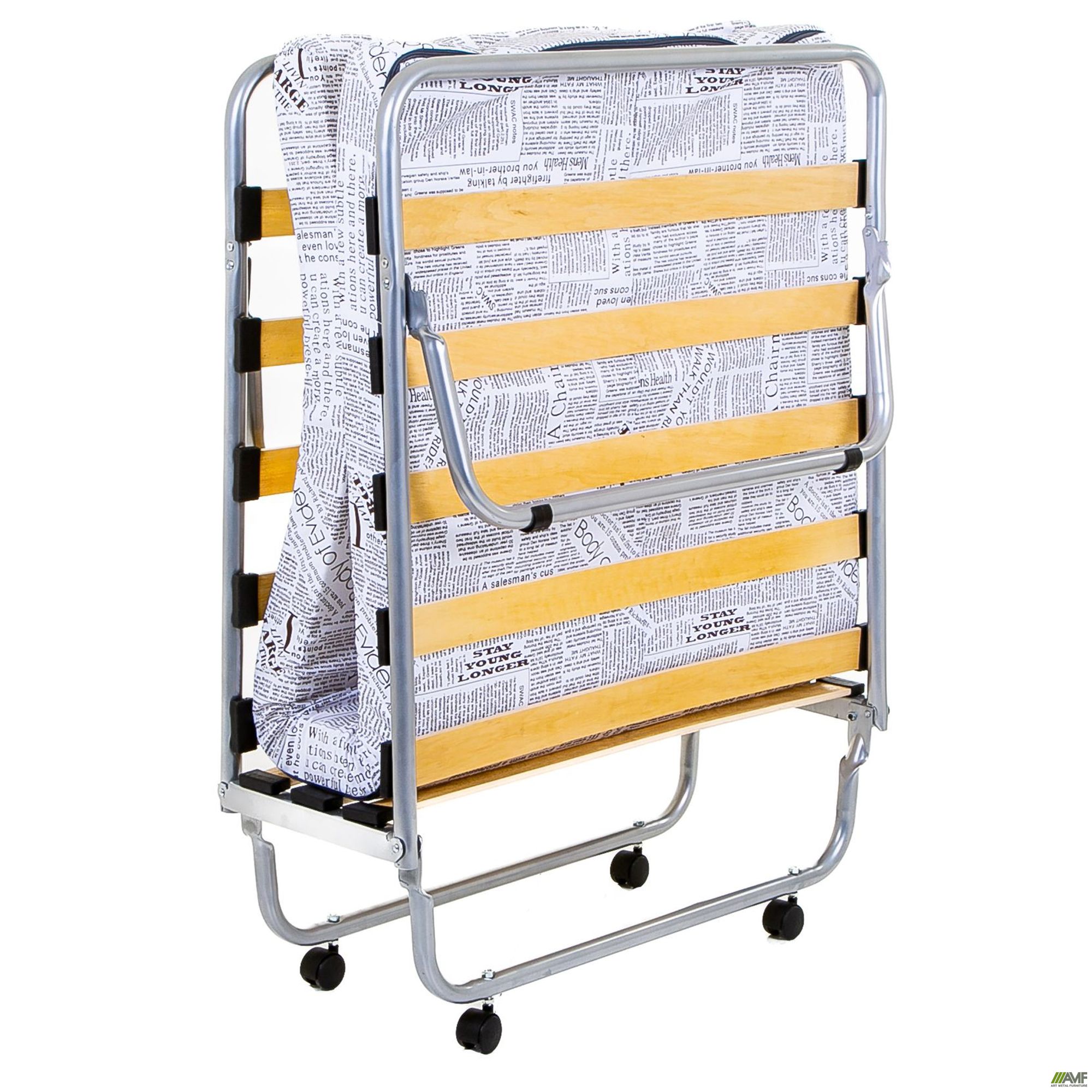 Фото 1 - Раскладушка Классик с матрасом 1900*800 Газетка Н-47 (Пресса) Фото 1 - Раскладушка Классик с матрасом 1900*800 Газетка Н-47 (Пресса)