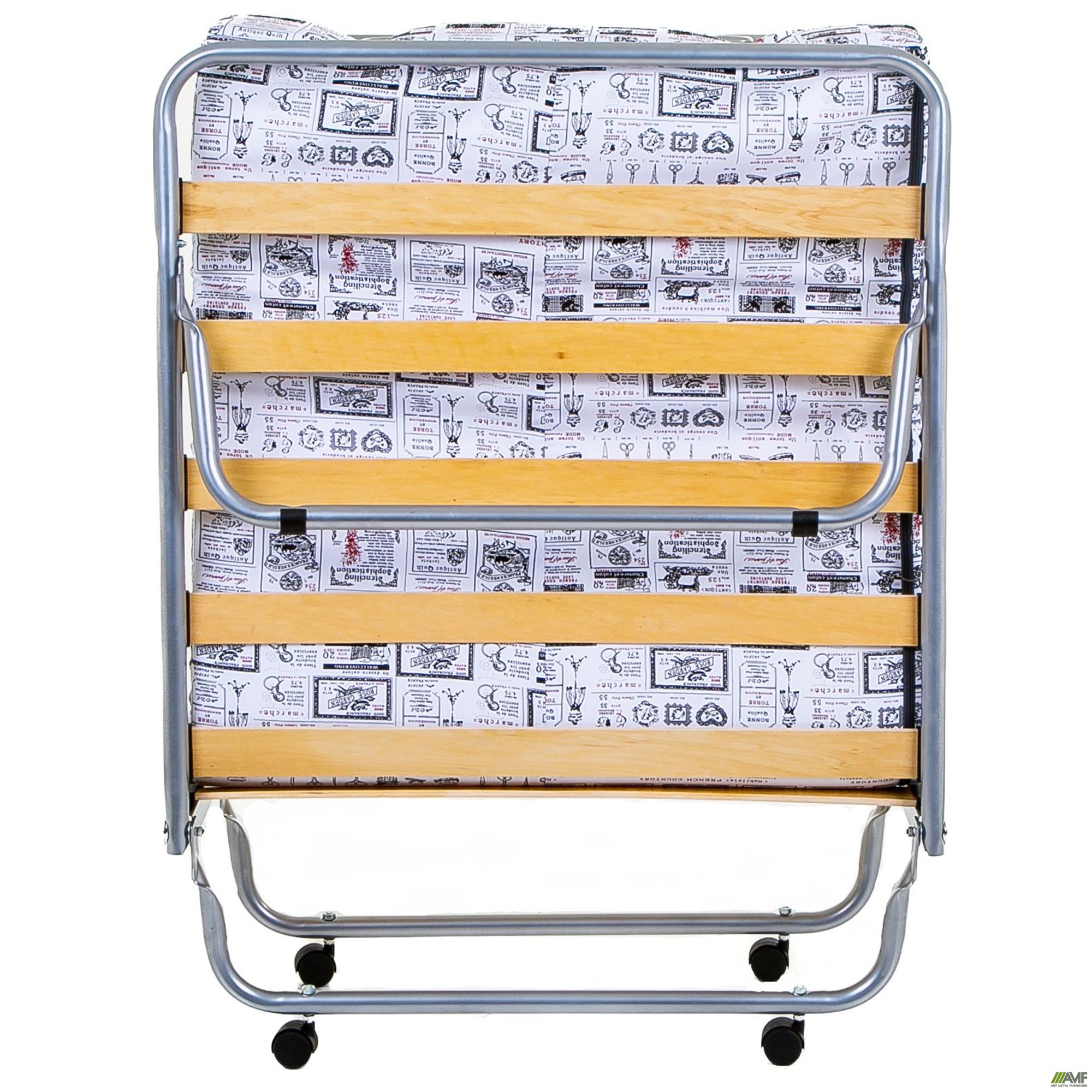 Фото 2 - Розкладачка Класик з матрацом 1900*800 Газетка Н-38 (Тейлор) Фото 2 - Розкладачка Класик з матрацом 1900*800 Газетка Н-38 (Тейлор)