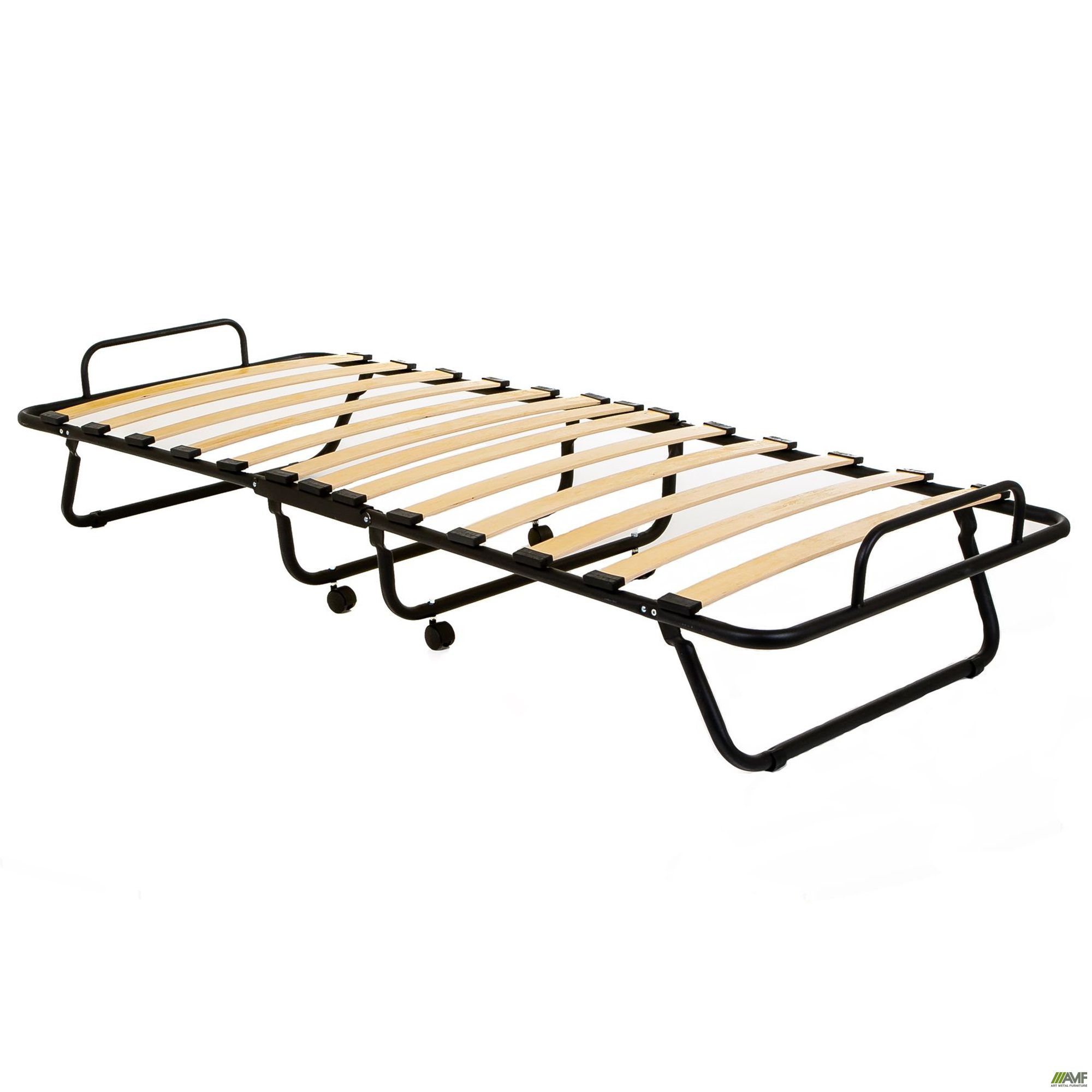 Фото 5 - Раскладушка Классик черная с матрасом 1900*800 State brown Фото 5 - Раскладушка Классик черная с матрасом 1900*800 State brown