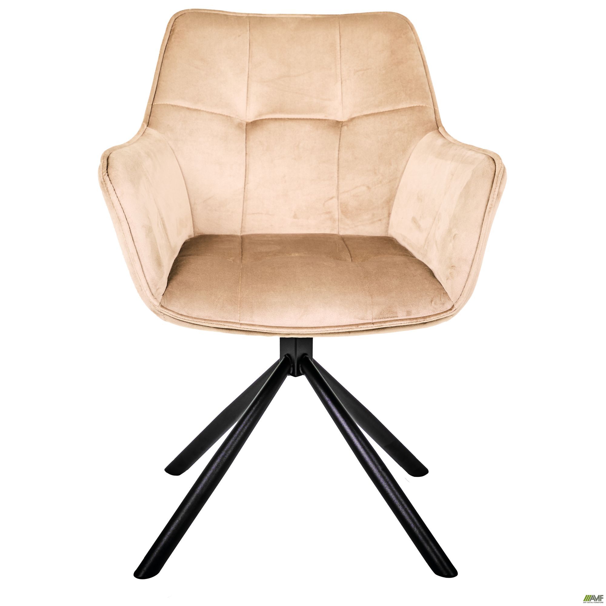 Фото 4 - Кресло поворотное Jasmin вельвет капучино Фото 4 - Кресло поворотное Jasmin вельвет капучино