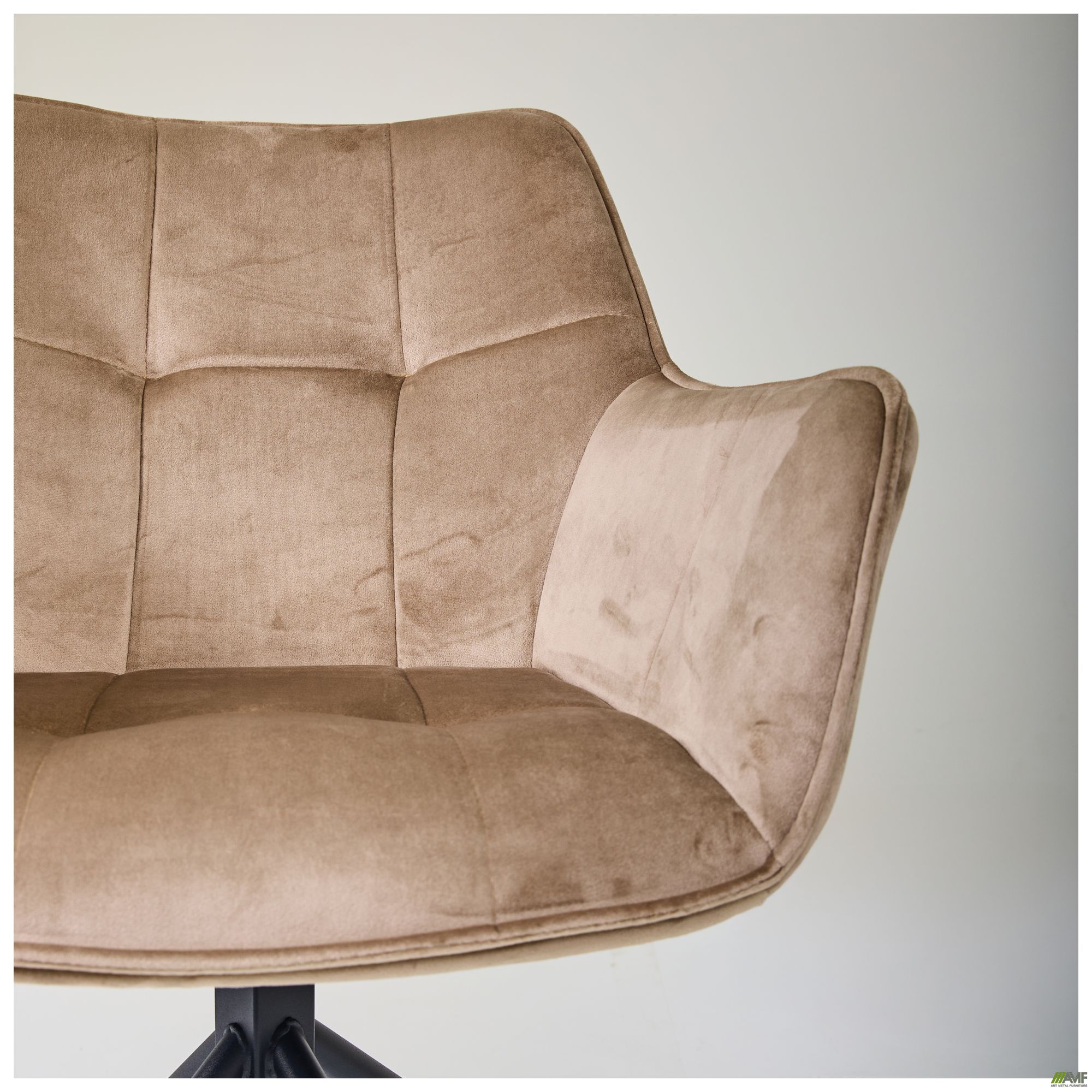 Фото 6 - Кресло поворотное Jasmin вельвет капучино Фото 6 - Кресло поворотное Jasmin вельвет капучино