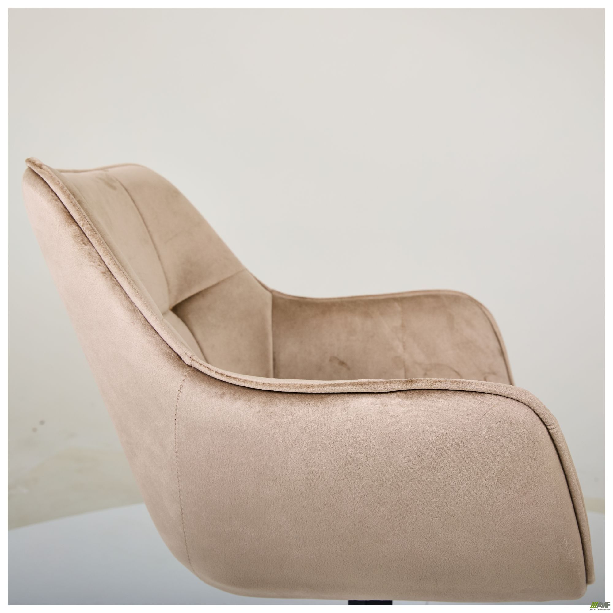 Фото 7 - Кресло поворотное Jasmin вельвет капучино Фото 7 - Кресло поворотное Jasmin вельвет капучино