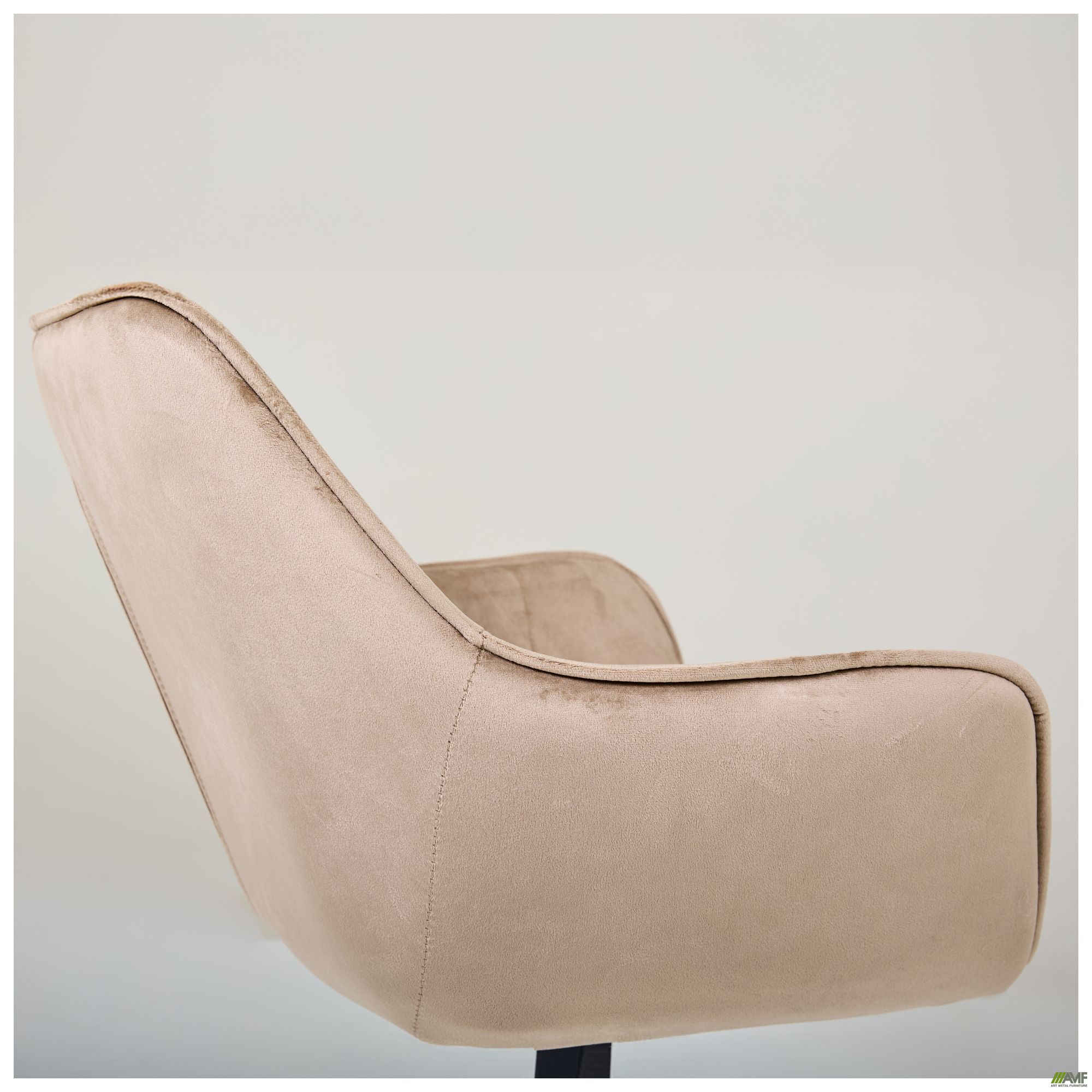 Фото 8 - Кресло поворотное Jasmin вельвет капучино Фото 8 - Кресло поворотное Jasmin вельвет капучино