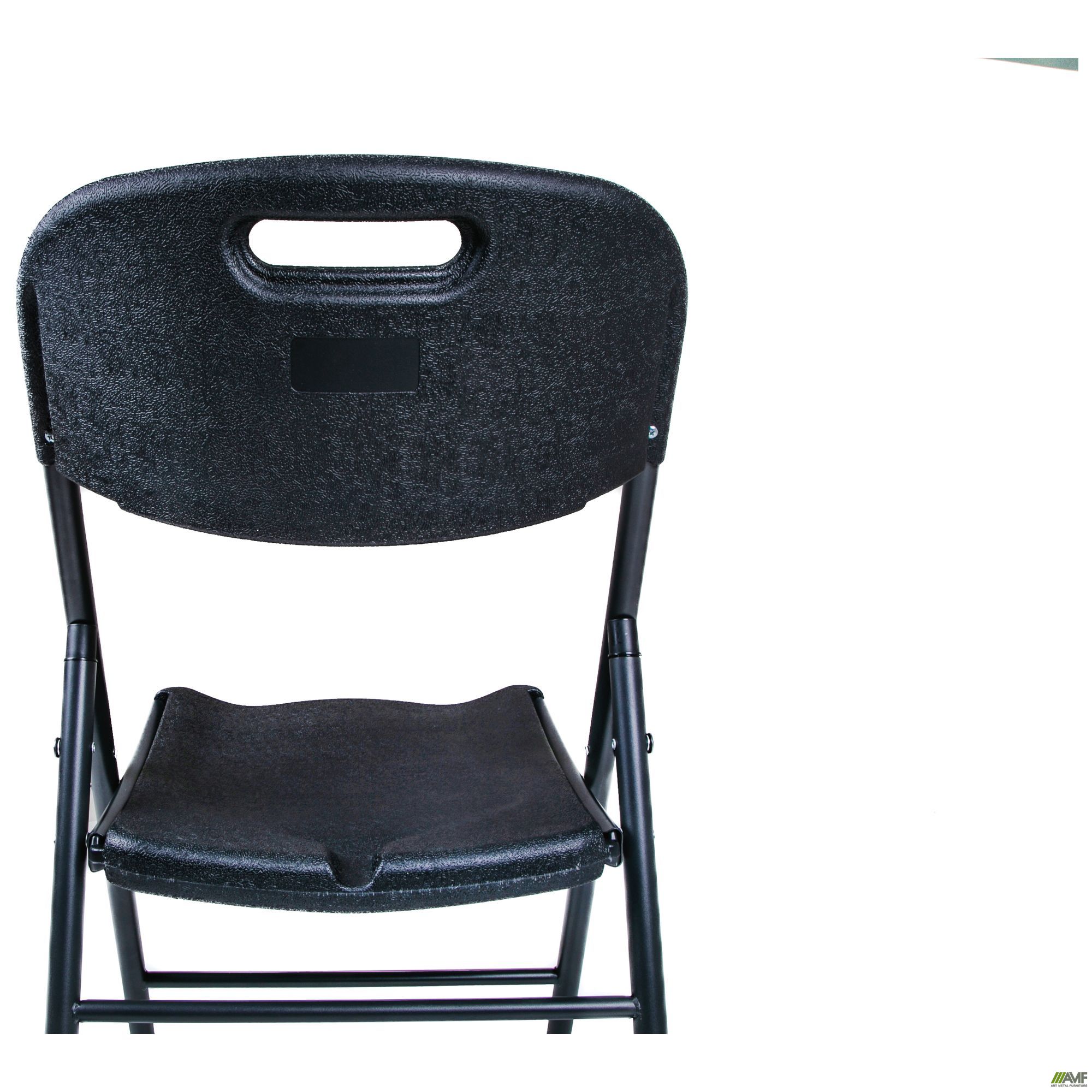 Фото 10 - Стілець складаний Knox-F пластик чорний Фото 10 - Стілець складаний Knox-F пластик чорний