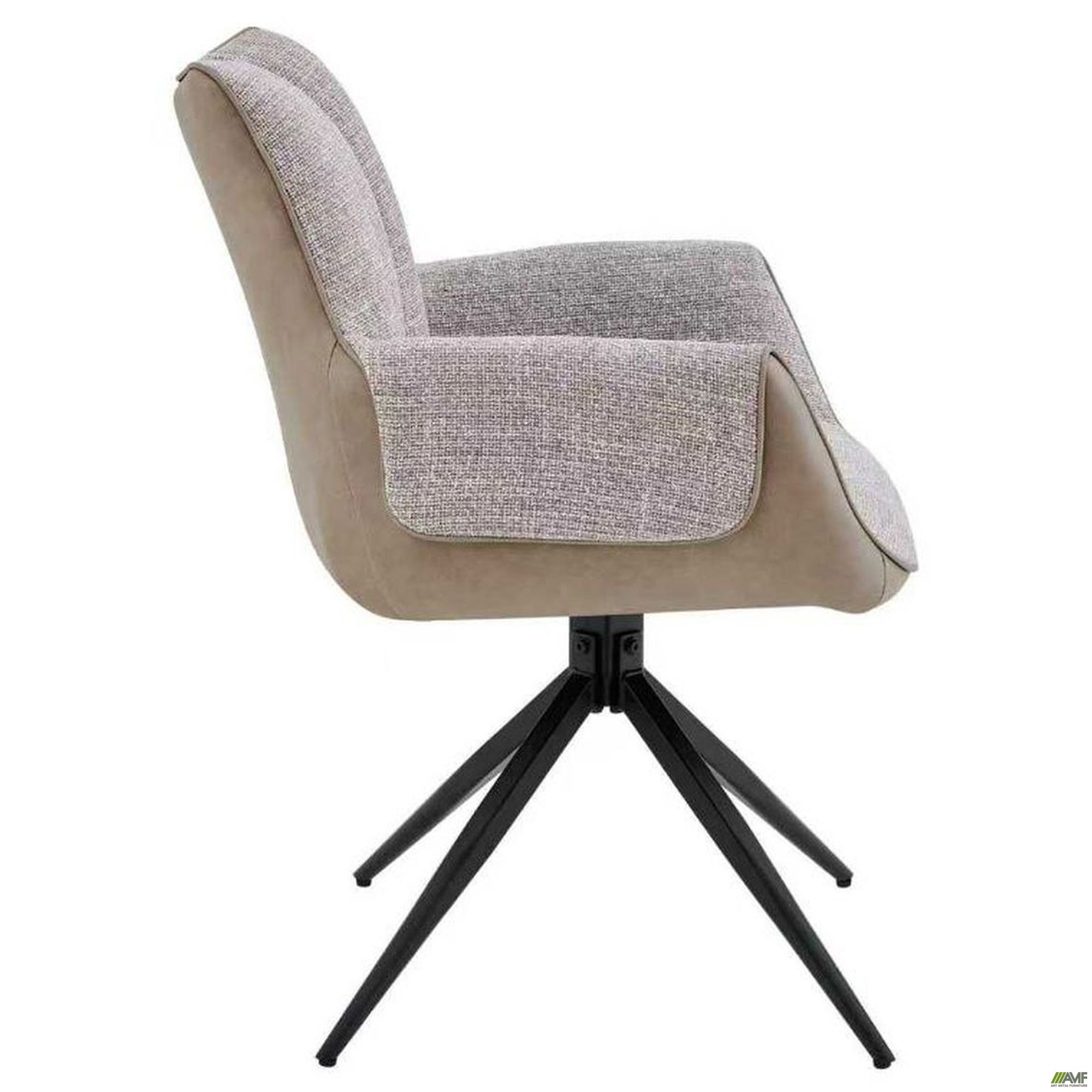 Фото 2 - Кресло поворотное Medeline светло-серый Фото 2 - Кресло поворотное Medeline светло-серый