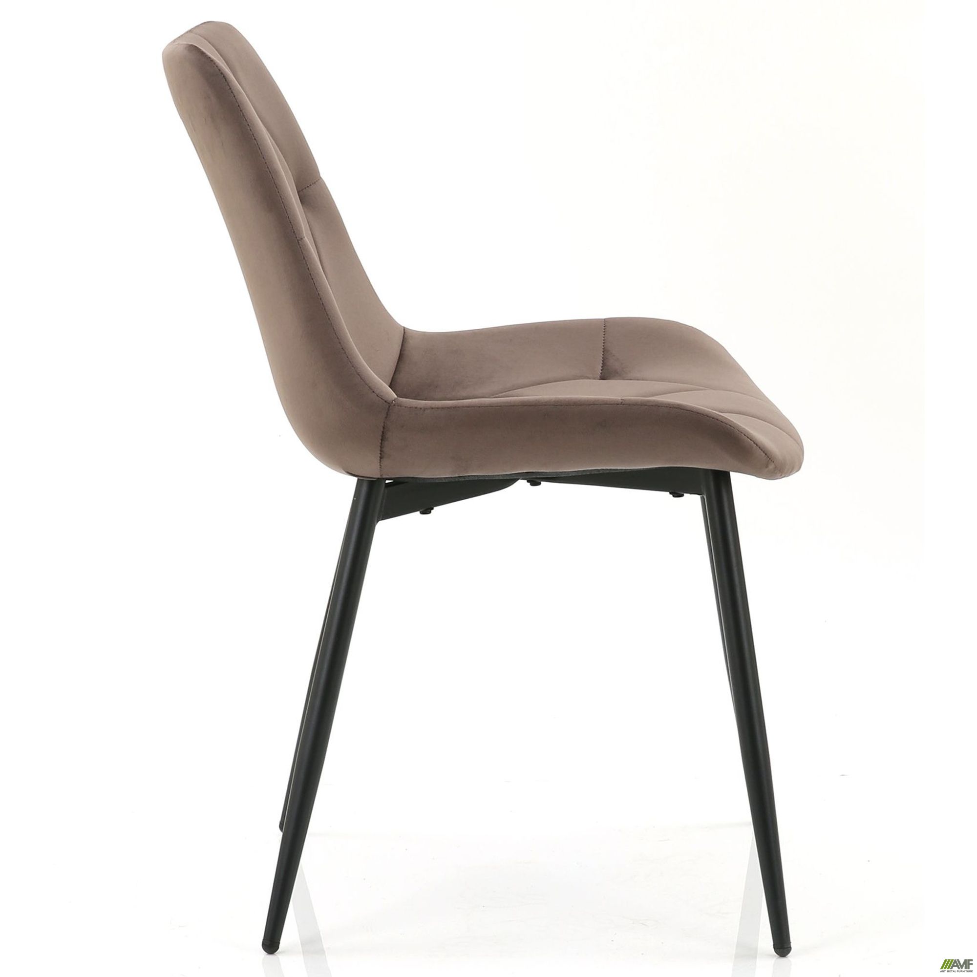 Фото 2 - Стул Justin вельвет темно-коричневый Фото 2 - Стул Justin вельвет темно-коричневый