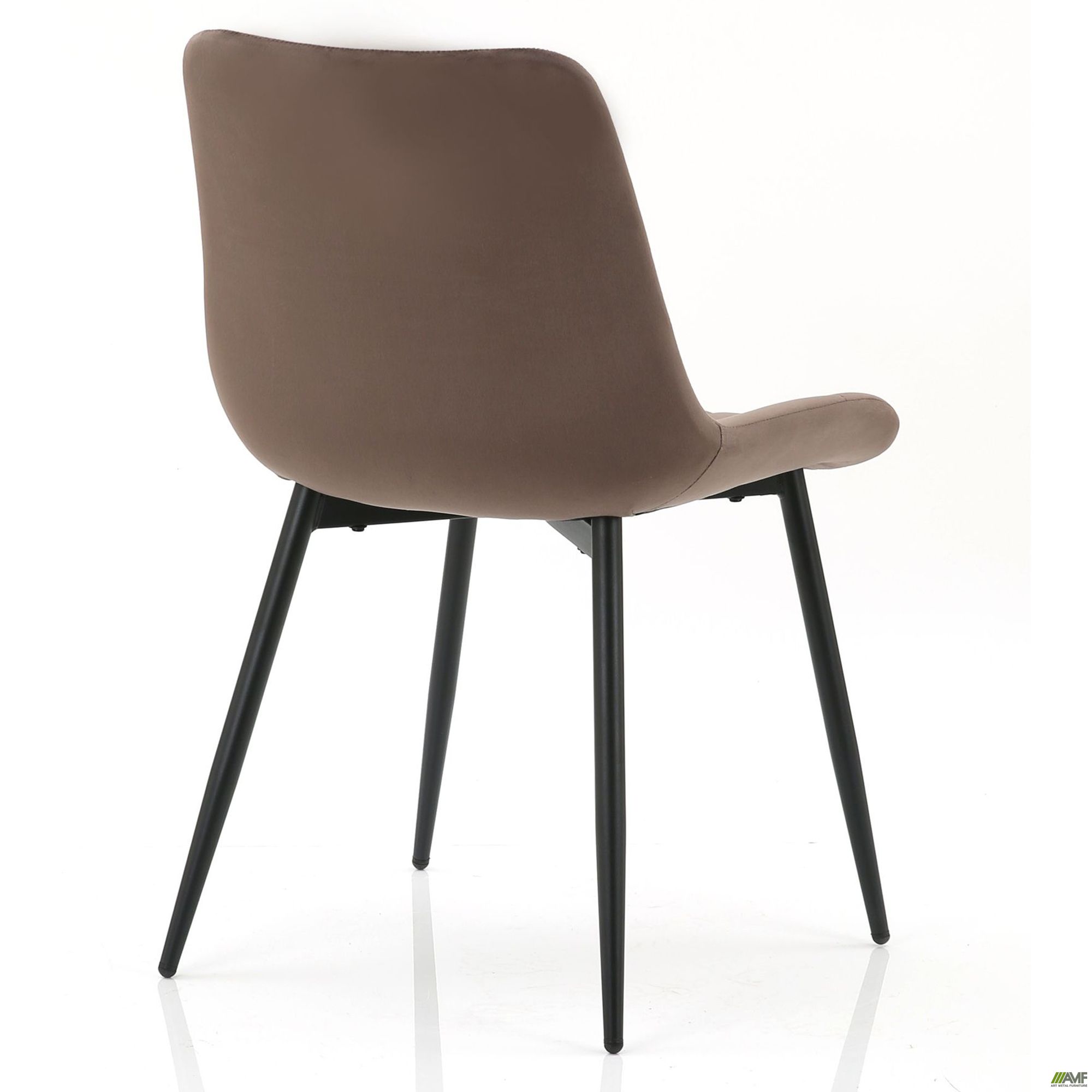 Фото 4 - Стул Justin вельвет темно-коричневый Фото 4 - Стул Justin вельвет темно-коричневый