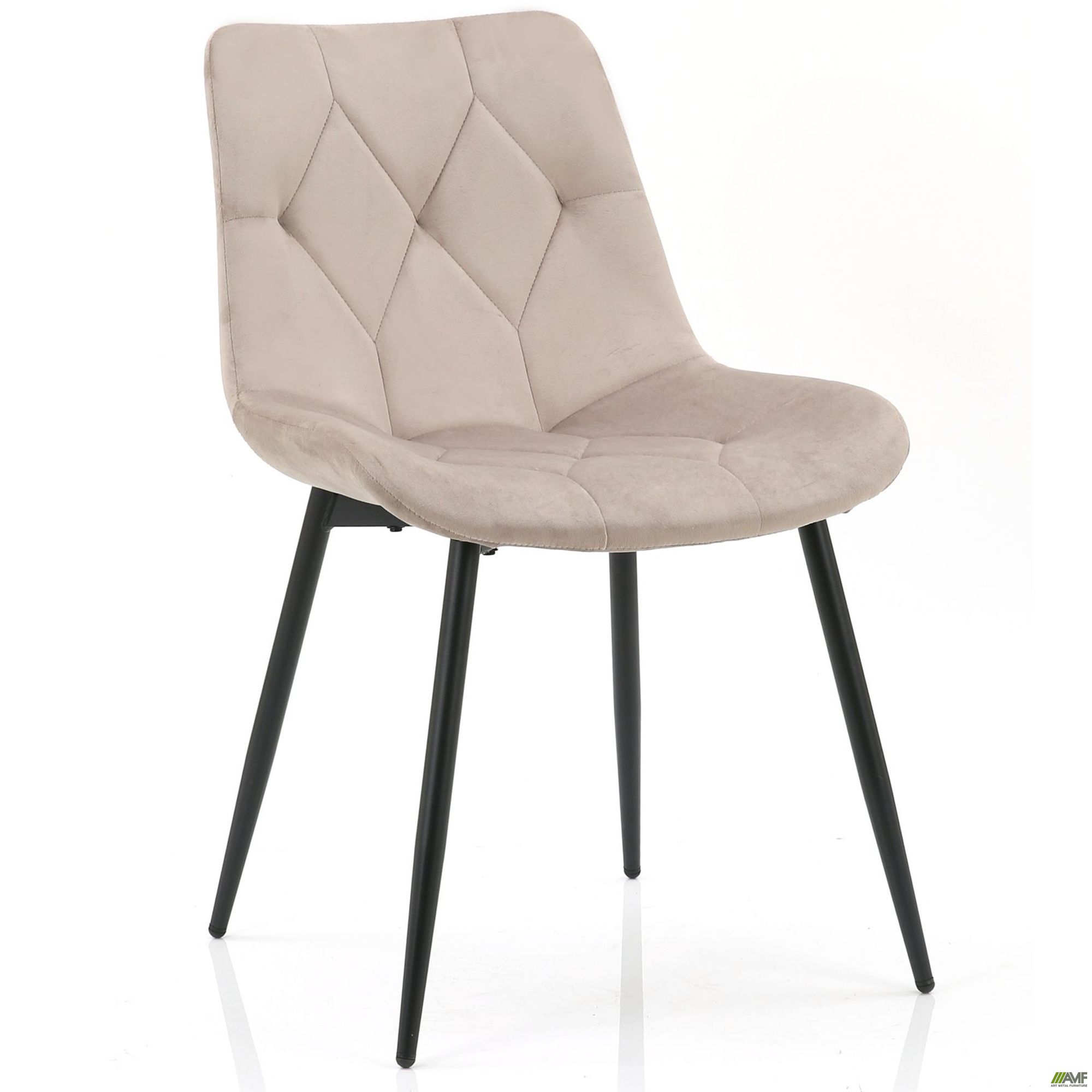 Фото 1 - Стул Justin вельвет коричневый Фото 1 - Стул Justin вельвет коричневый