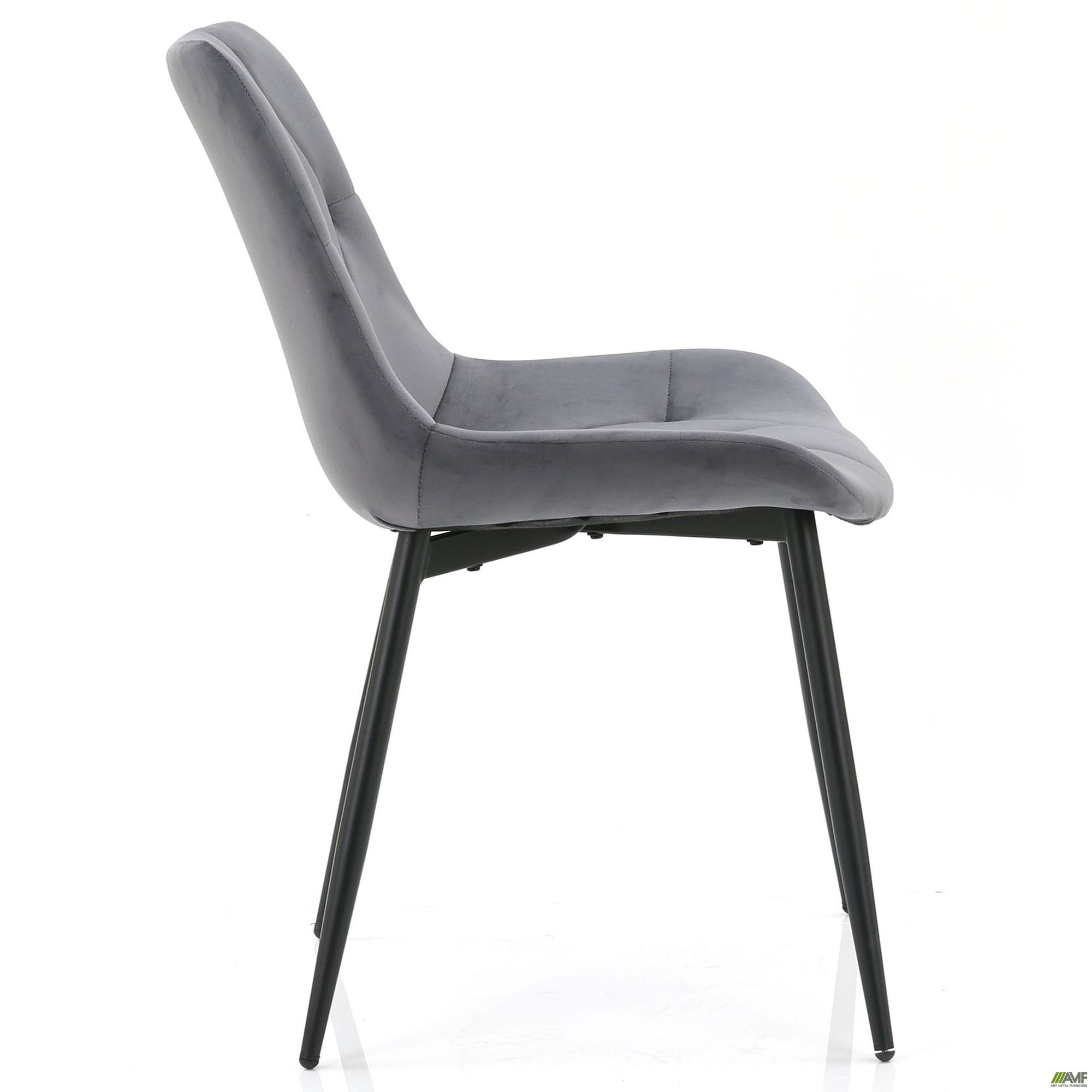 Фото 3 - Стул Justin вельвет темно-серый Фото 3 - Стул Justin вельвет темно-серый