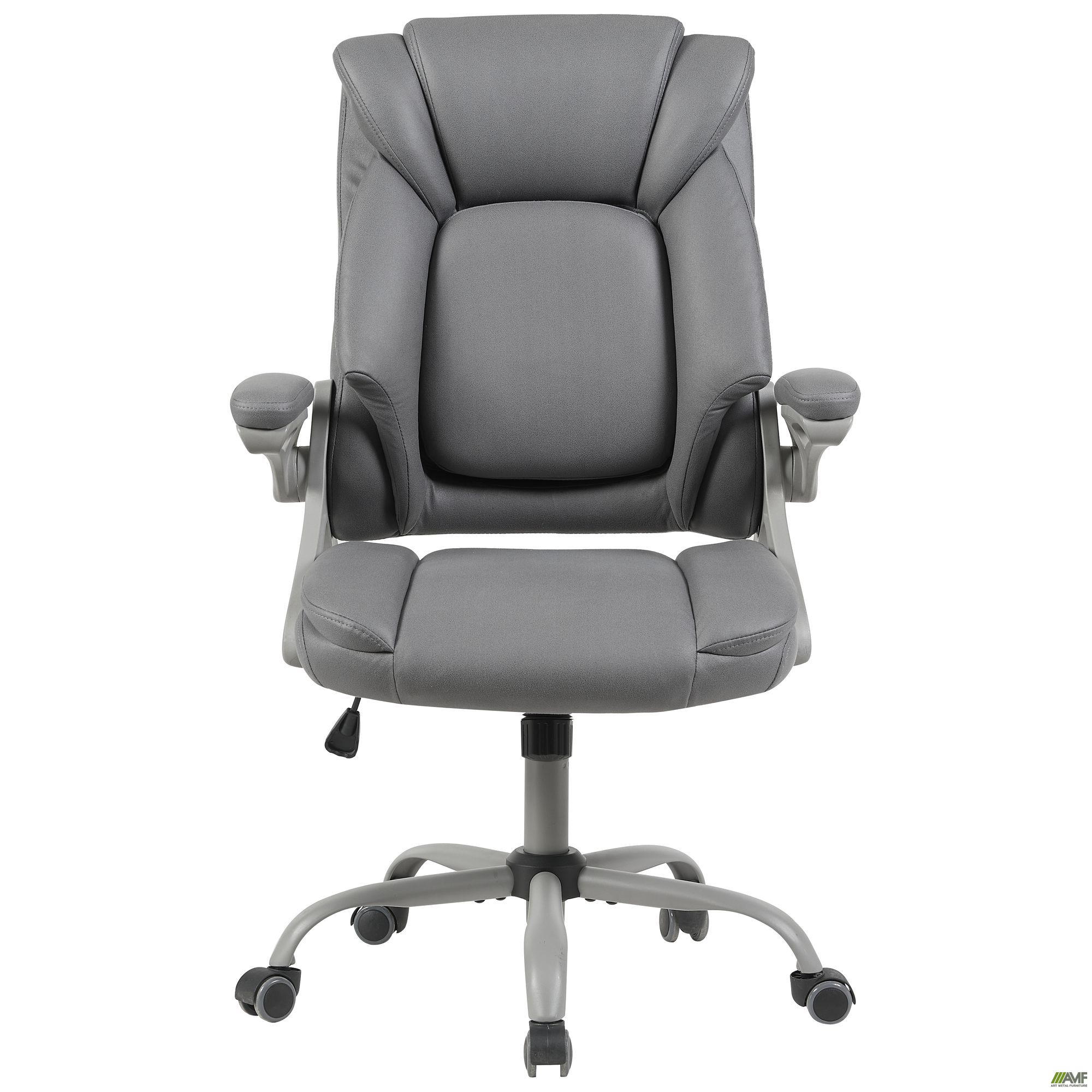 Фото 2 - Кресло руководителя West ткань серая Фото 2 - Кресло руководителя West ткань серая