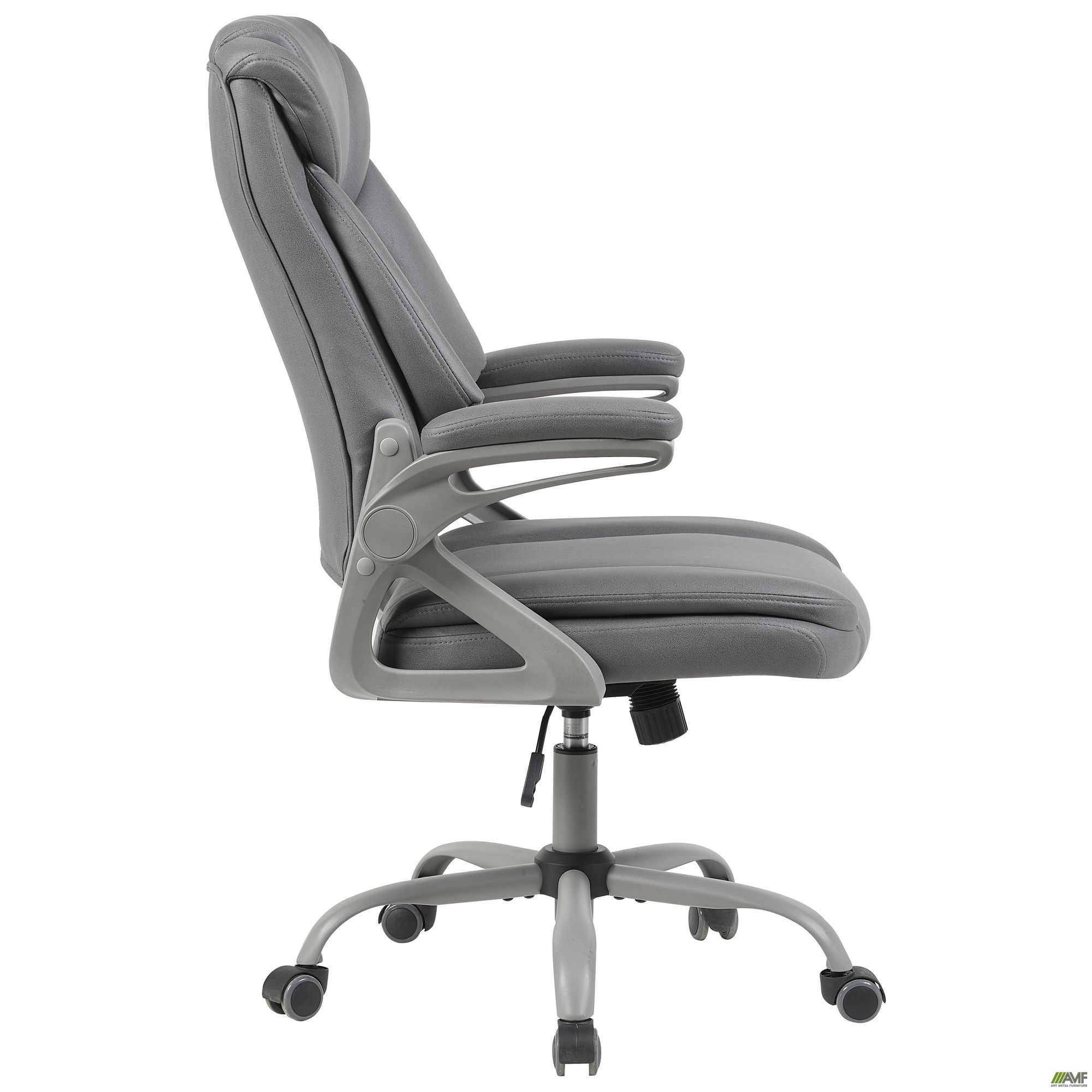 Фото 3 - Кресло руководителя West ткань серая Фото 3 - Кресло руководителя West ткань серая