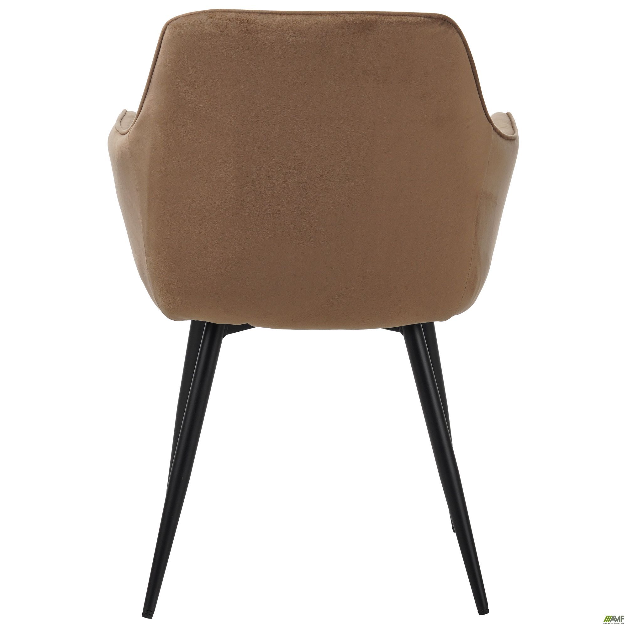 Фото 4 - Кресло Liana черный/вельвет кофейный Фото 4 - Кресло Liana черный/вельвет кофейный