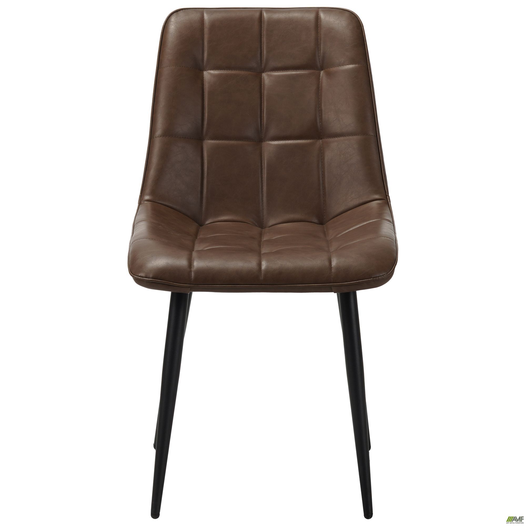 Фото 3 - Стул обеденный Arkansas-D черный/кожзам камел Фото 3 - Стул обеденный Arkansas-D черный/кожзам камел