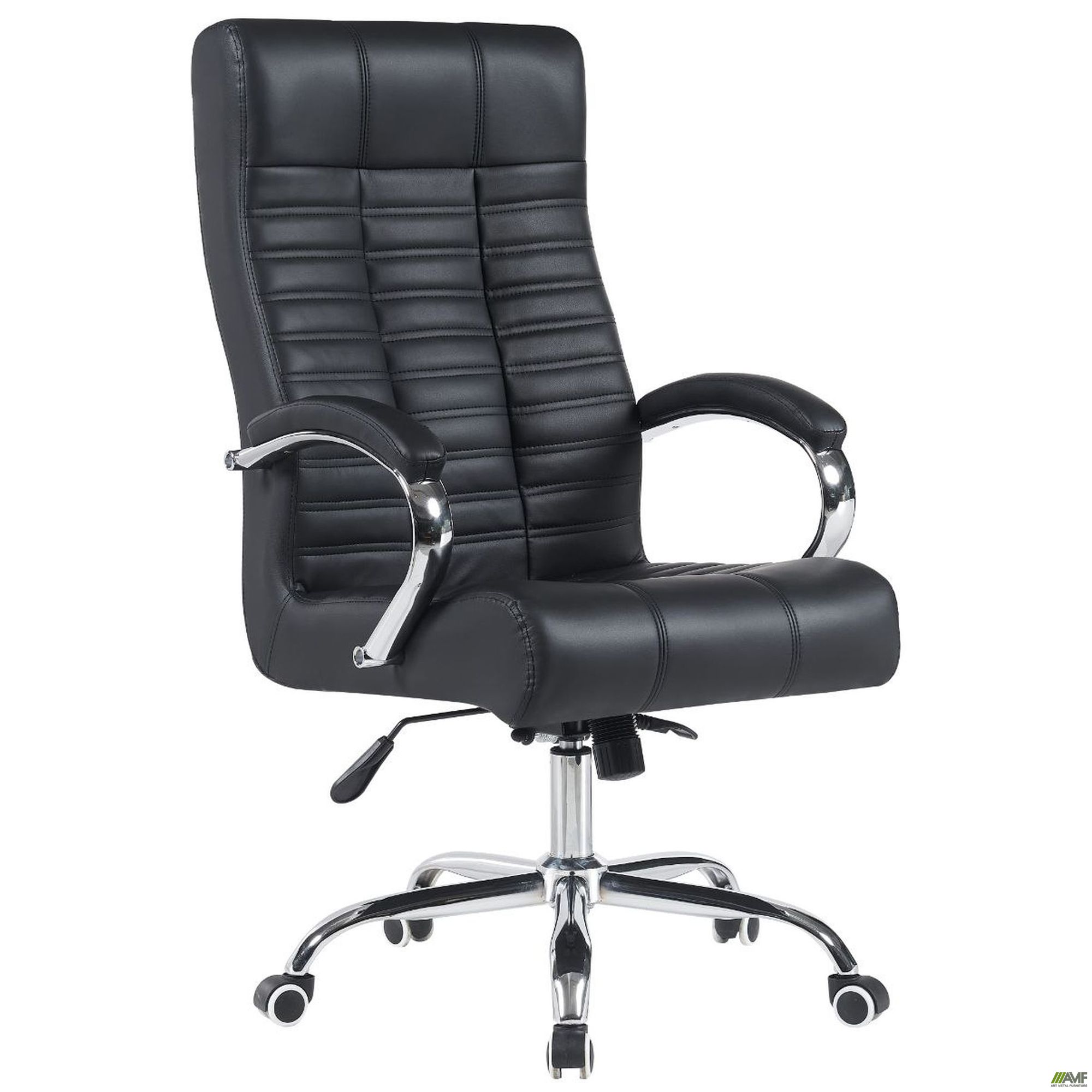 Фото 1 - Кресло руководителя Atlantis-X, механизм Anifix, кожзам черный Фото 1 - Кресло руководителя Atlantis-X, механизм Anifix, кожзам черный