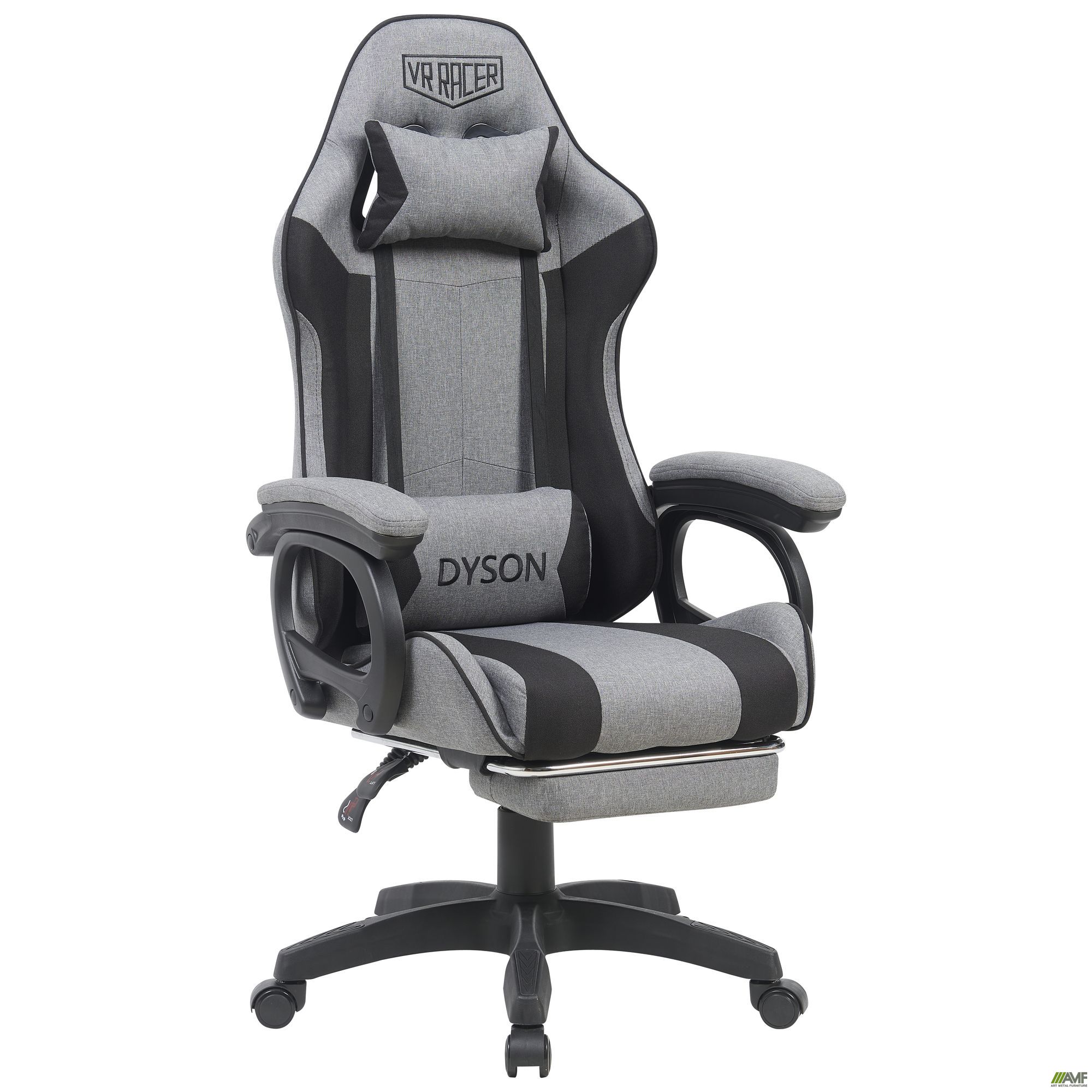 Фото 1 - Кресло геймерское VR Racer Textile Dyson черный-темно-серый Фото 1 - Кресло геймерское VR Racer Textile Dyson черный-темно-серый