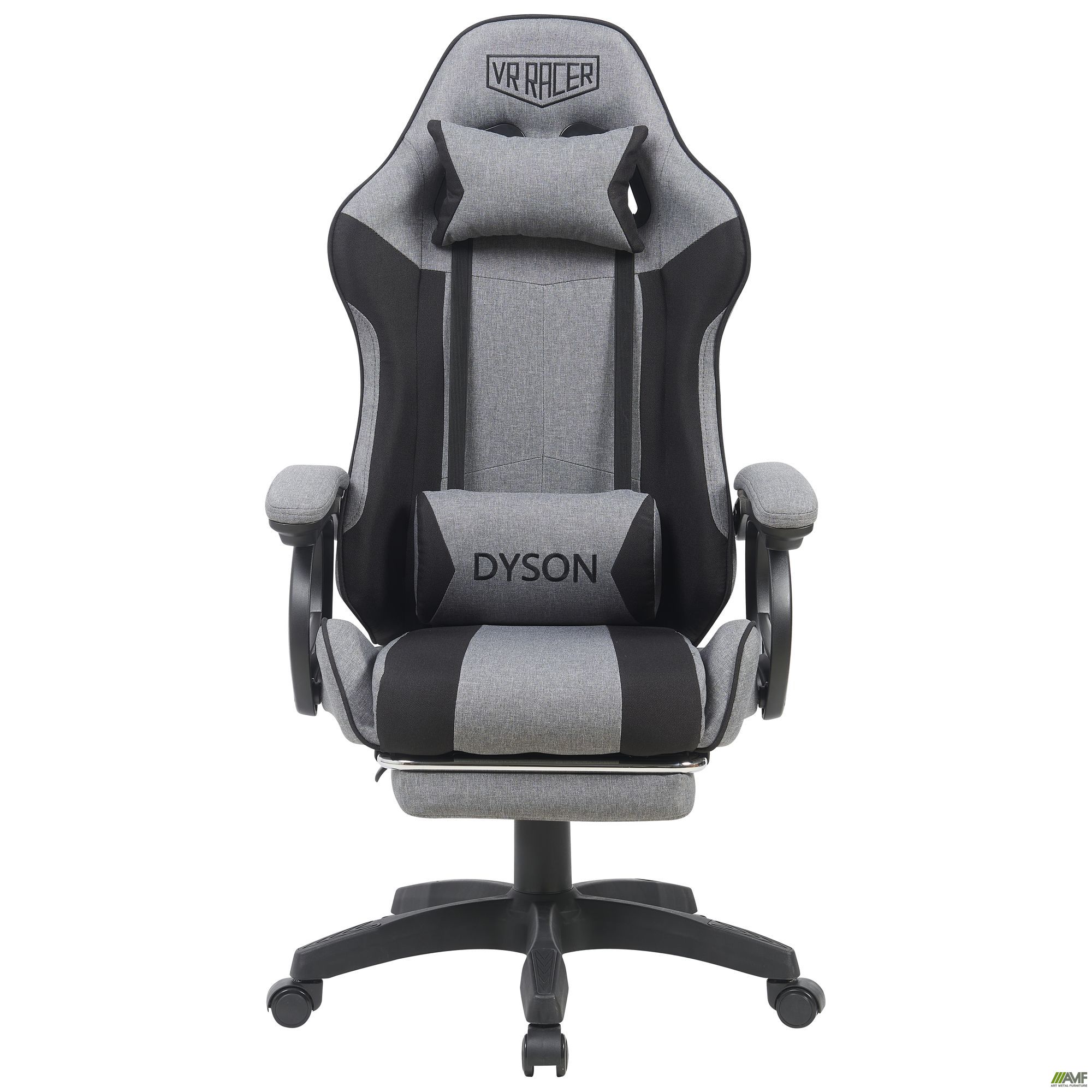 Фото 2 - Кресло геймерское VR Racer Textile Dyson черный-темно-серый Фото 2 - Кресло геймерское VR Racer Textile Dyson черный-темно-серый