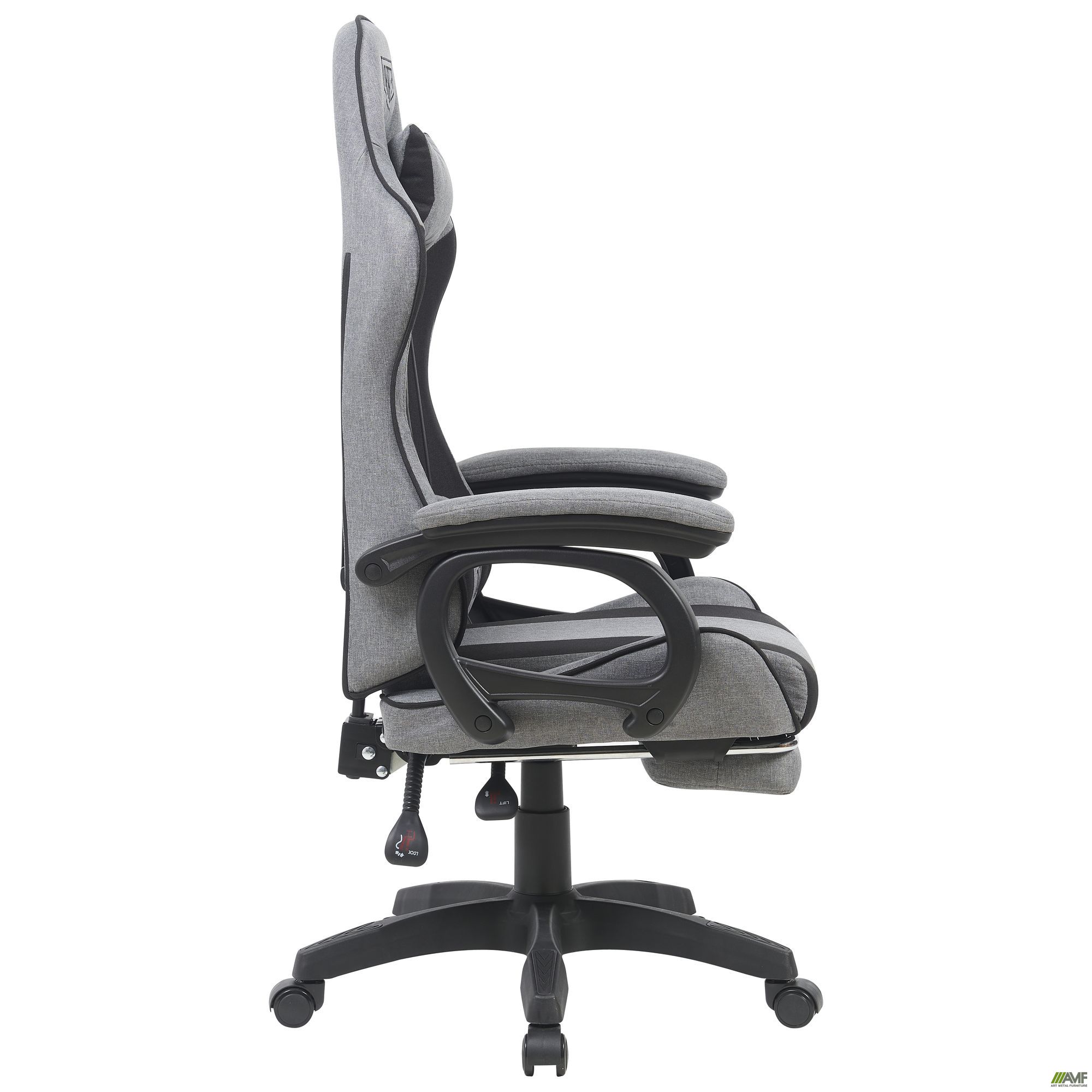 Фото 3 - Кресло геймерское VR Racer Textile Dyson черный-темно-серый Фото 3 - Кресло геймерское VR Racer Textile Dyson черный-темно-серый