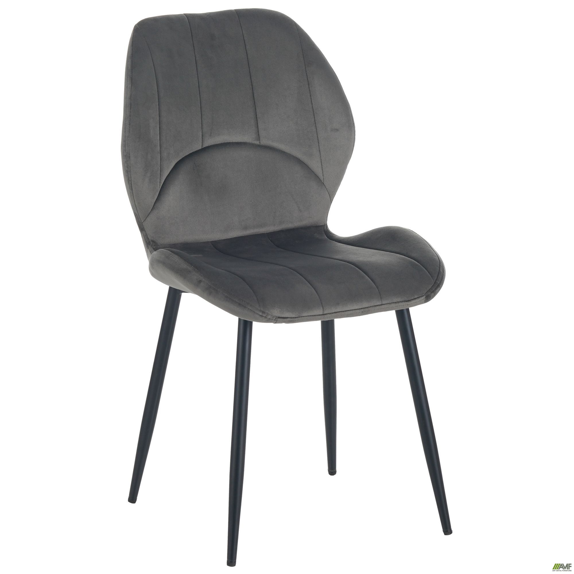 Фото 1 - Стул Astra черный/ вельвет светлый хаки Фото 1 - Стул Astra черный/ вельвет светлый хаки