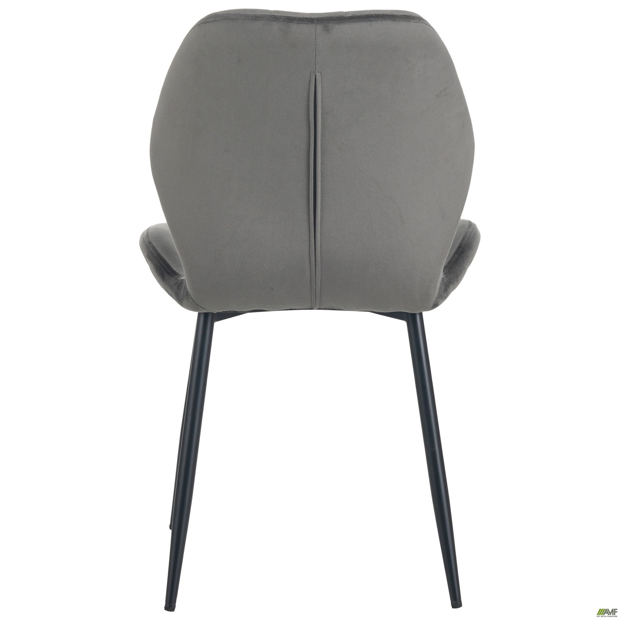 Фото 4 - Стул Astra черный/ вельвет светлый хаки Фото 4 - Стул Astra черный/ вельвет светлый хаки