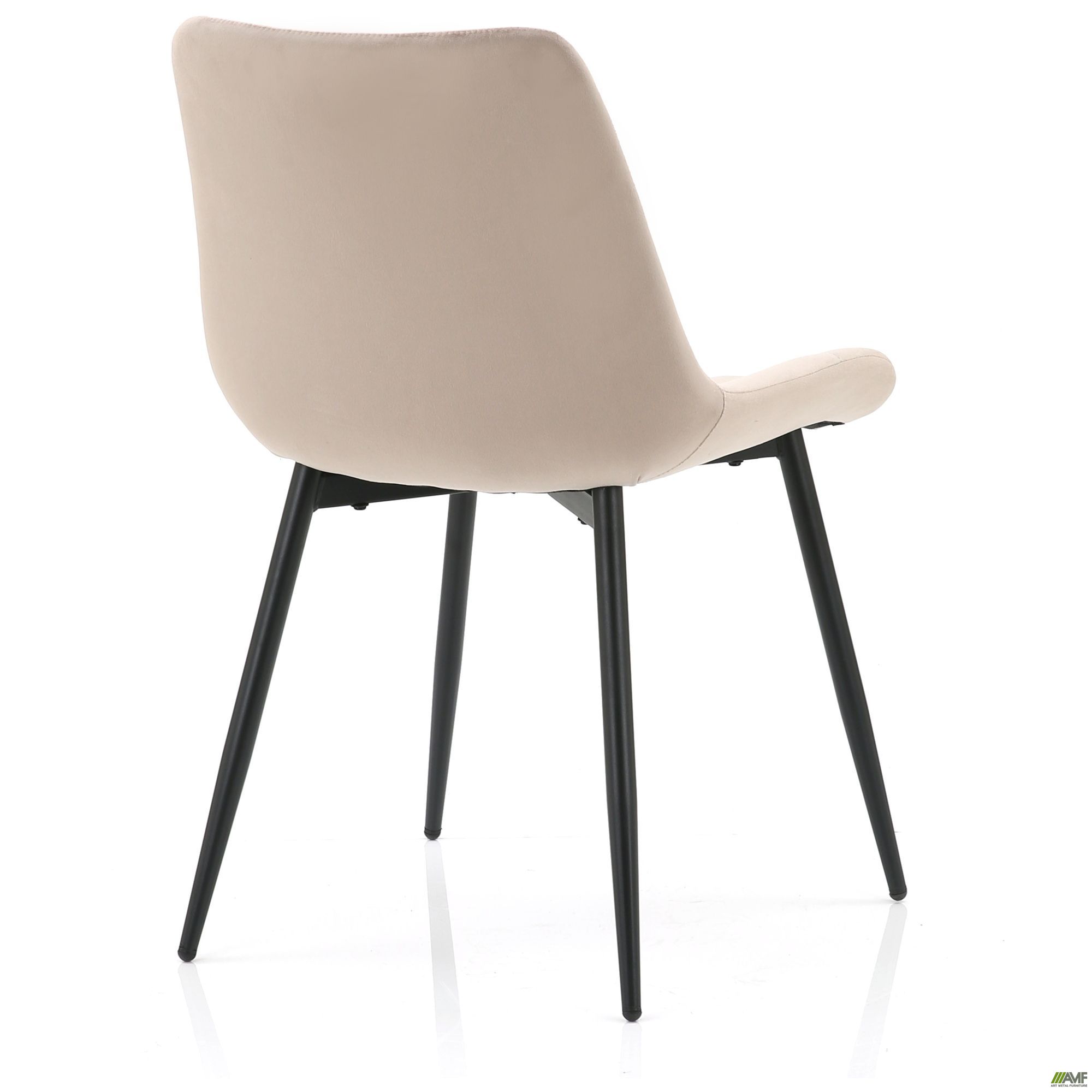 Фото 5 - Стілець Justin вельвет темно-бежевий Фото 5 - Стілець Justin вельвет темно-бежевий