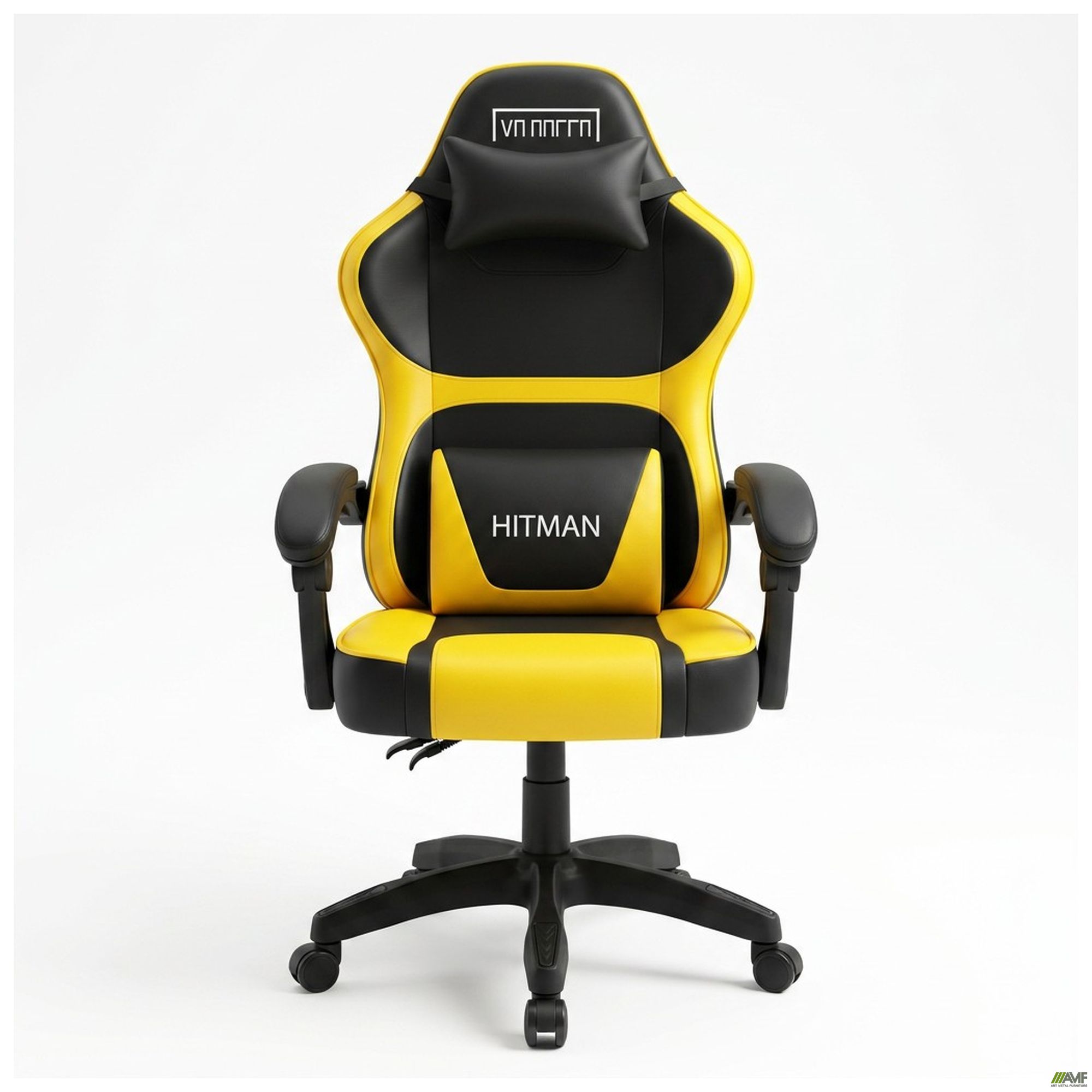 Фото 3 - Кресло геймерское VR Racer Dexter Hitman черный/желтый Фото 3 - Кресло геймерское VR Racer Dexter Hitman черный/желтый