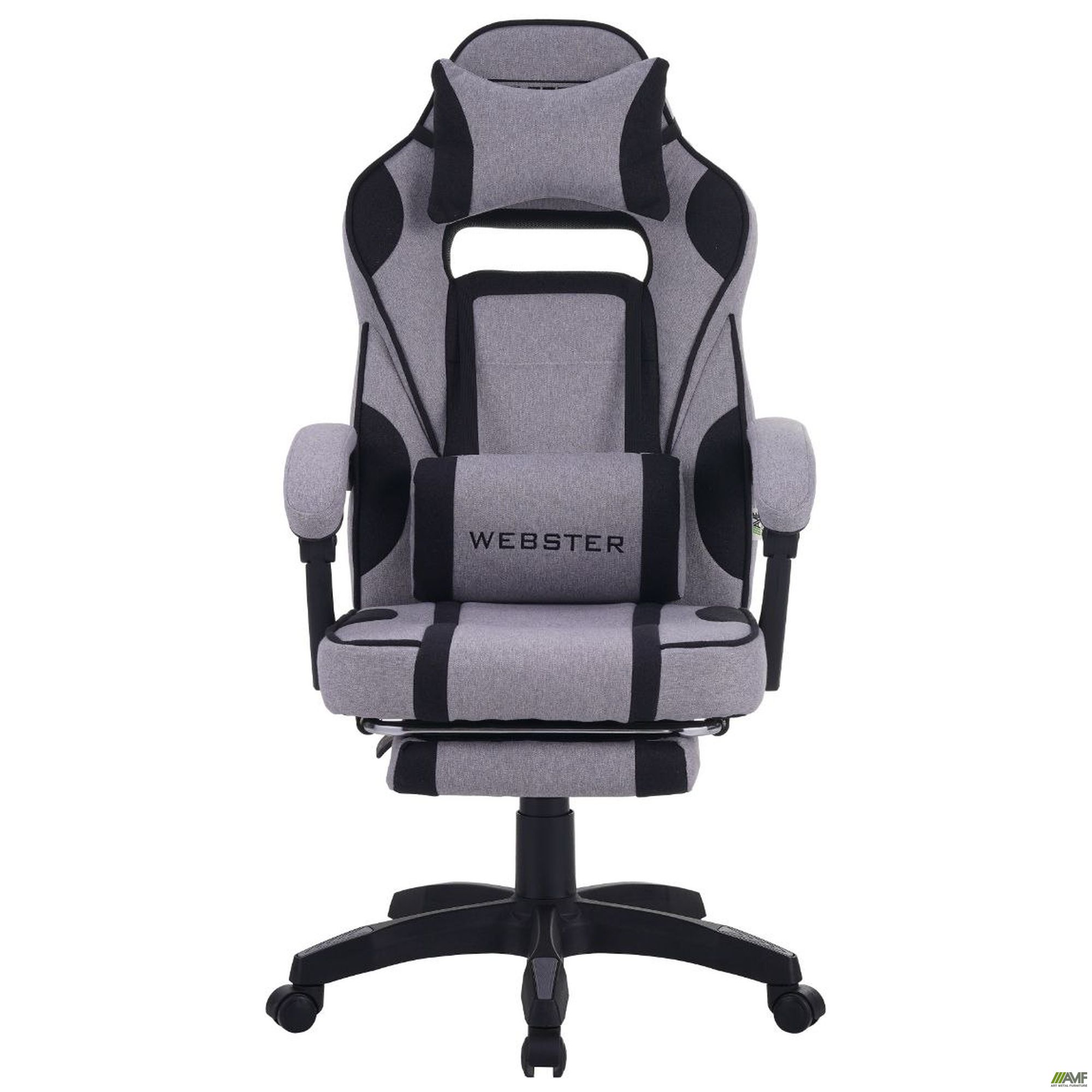 Фото 2 - Кресло геймерское VR Racer Textile Webster зеленый-черный Фото 2 - Кресло геймерское VR Racer Textile Webster зеленый-черный