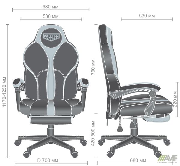 Характеристики Кресло VR Racer Edge Iron черный/красный Характеристики Кресло VR Racer Edge Iron черный/красный