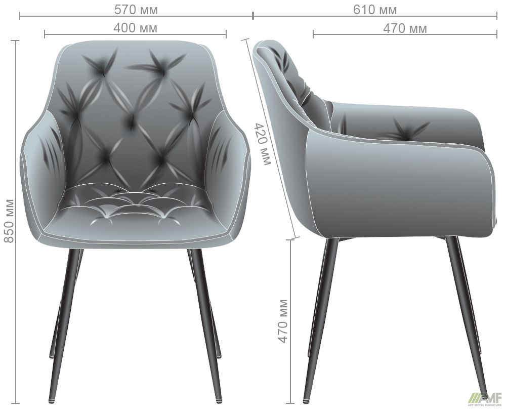 Характеристики Кресло Liana черный/вельвет коричневый Характеристики Кресло Liana черный/вельвет коричневый