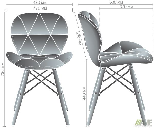 Характеристики Стул обеденный Betani-С вельвет капучино Характеристики Стул обеденный Betani-С вельвет капучино
