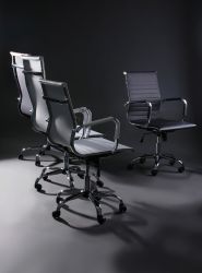 Кресло Slim Net HB (XH-633) серый - интерьер - фото 10