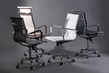 Кресло Slim Net HB (XH-633) серый - интерьер - фото 14