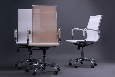 Кресло Slim Net LB (XH-633B) серый - интерьер - фото 29